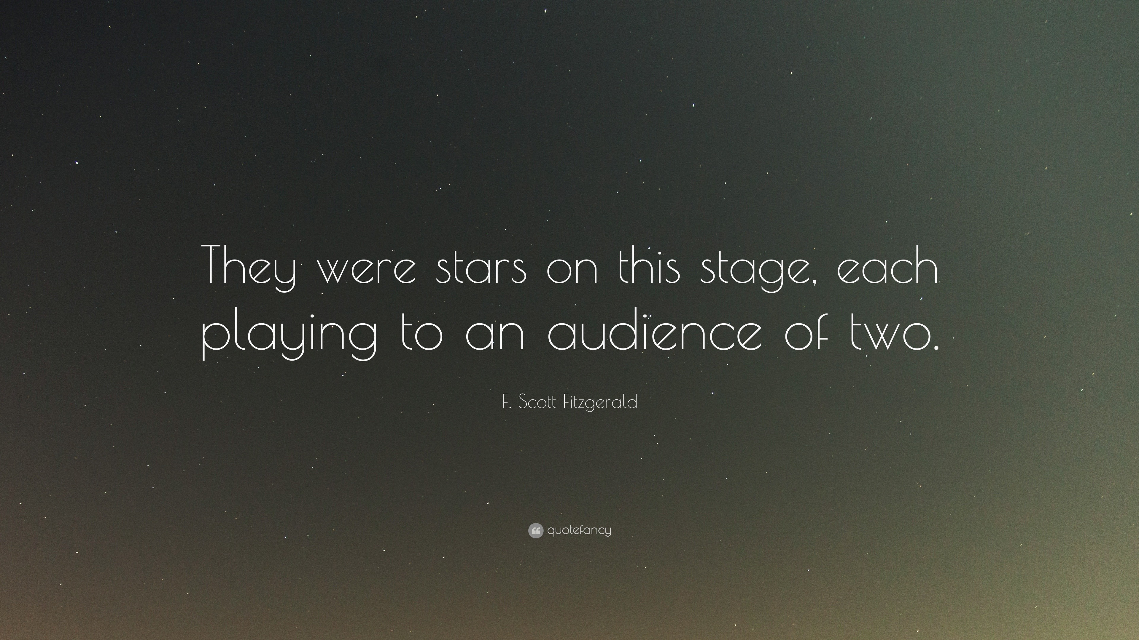 F. Scott Fitzgerald Quote: 