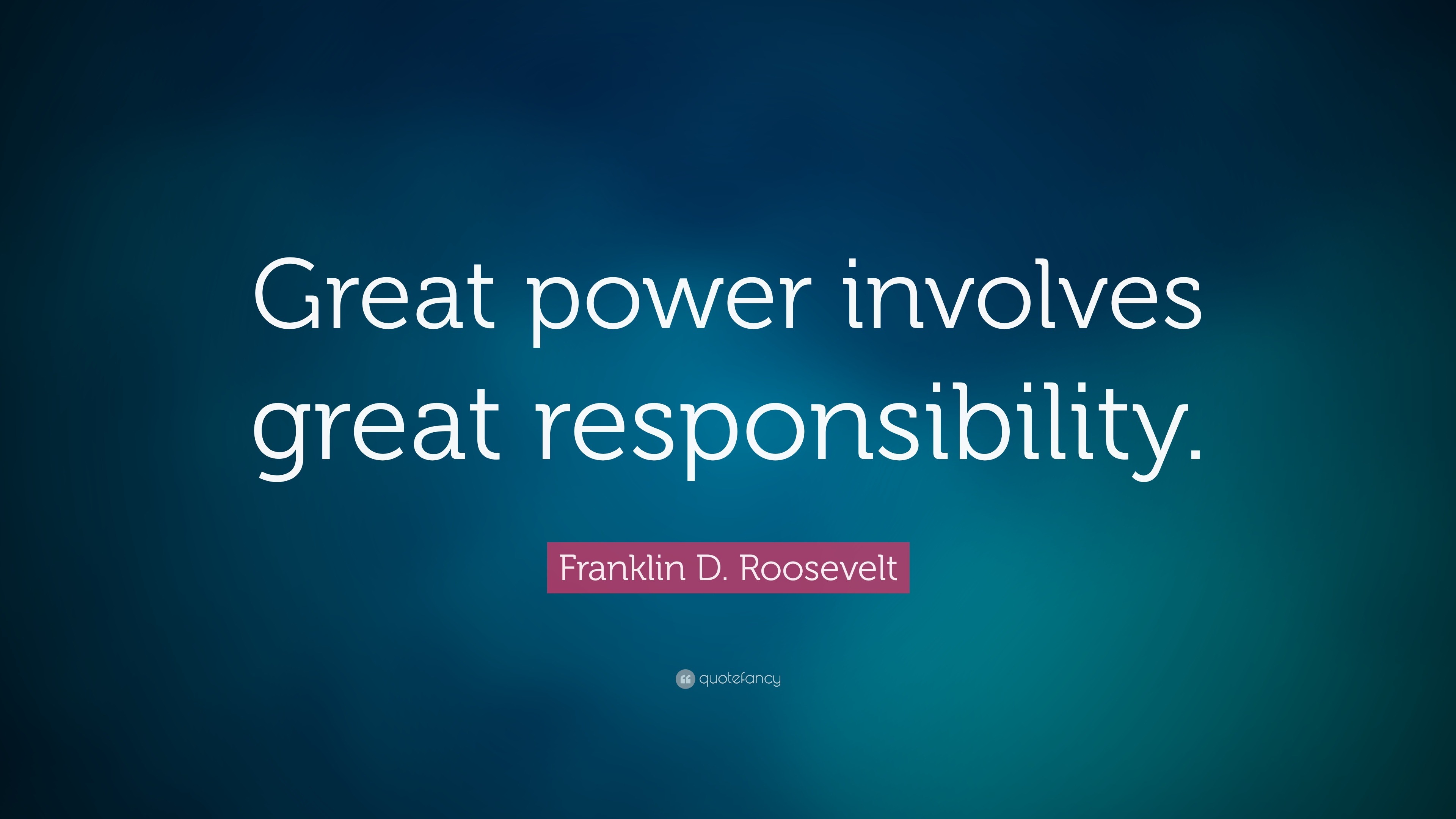 Franklin D. Roosevelt Quote: 