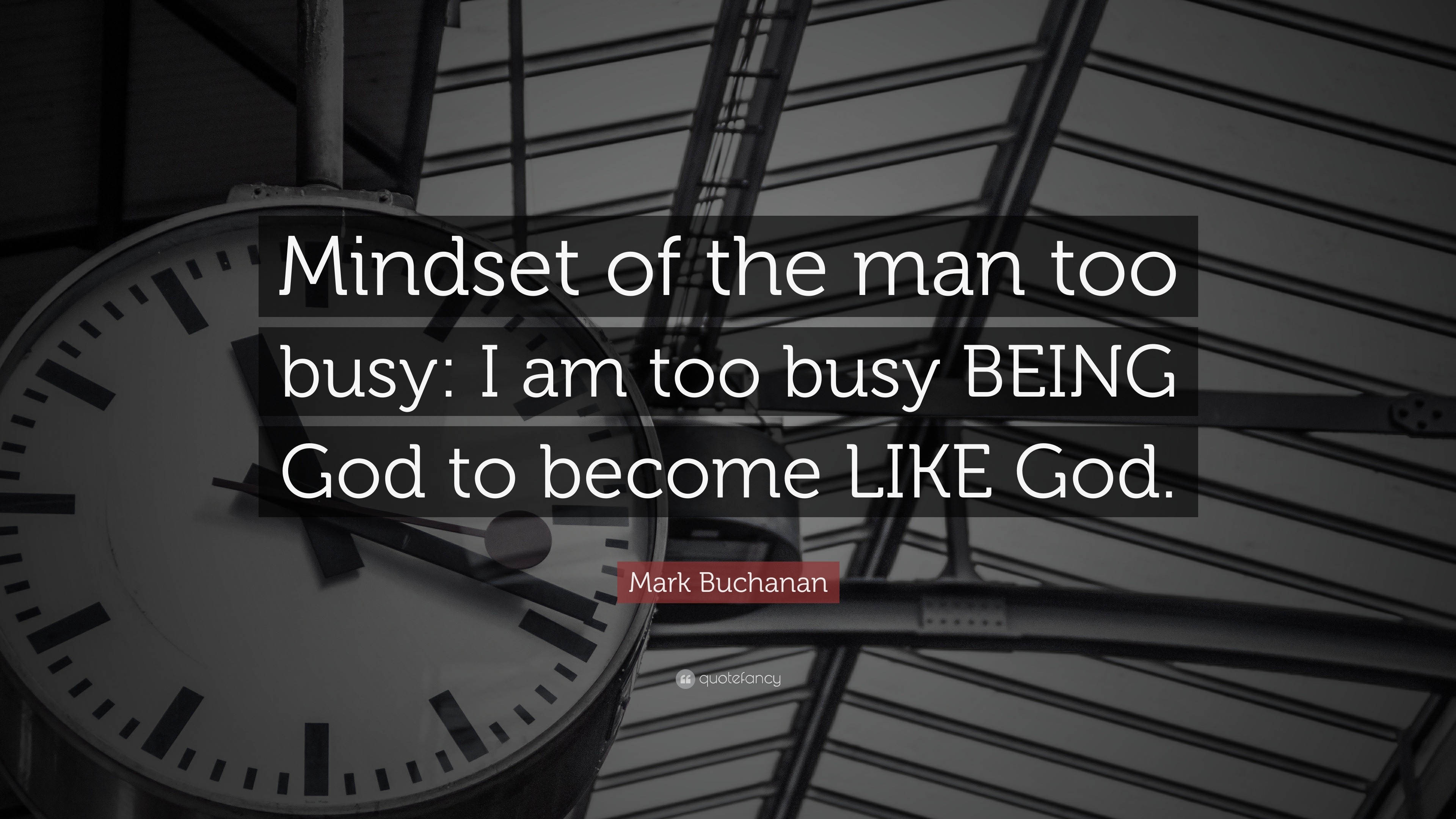 too busy for god