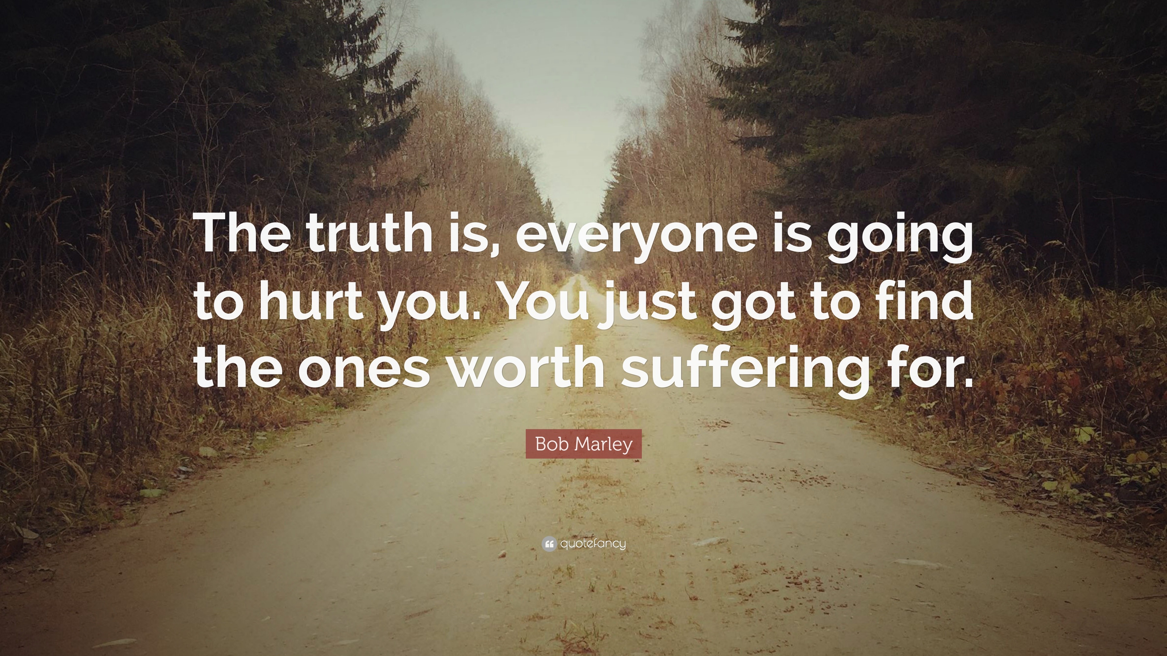 bob marley quotes truth is everyone is going to hurt you