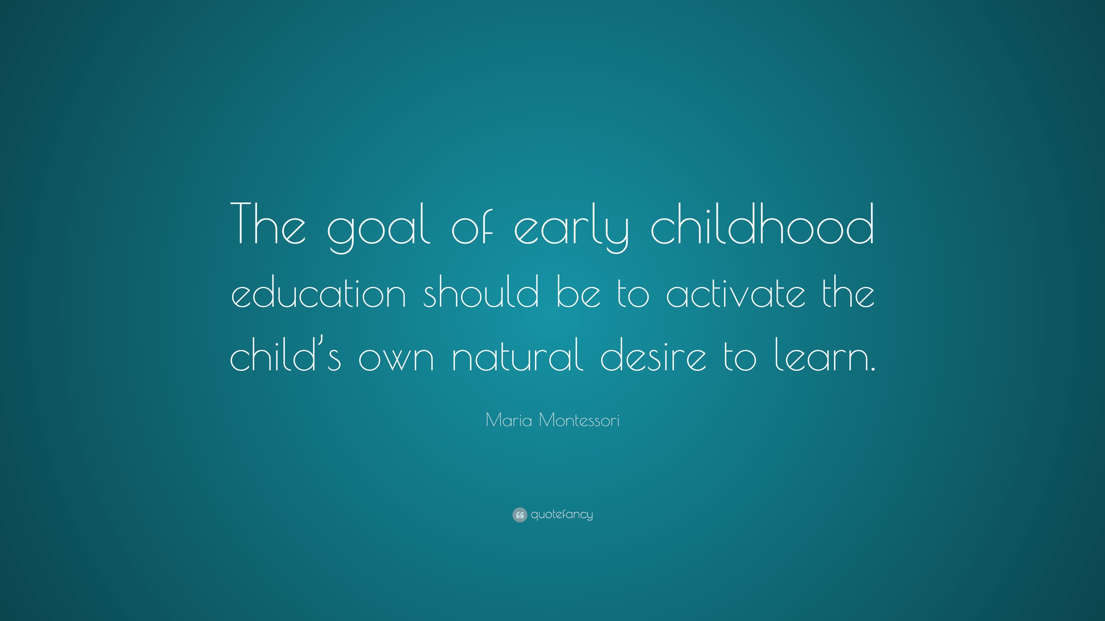 maria montessori and early childhood education