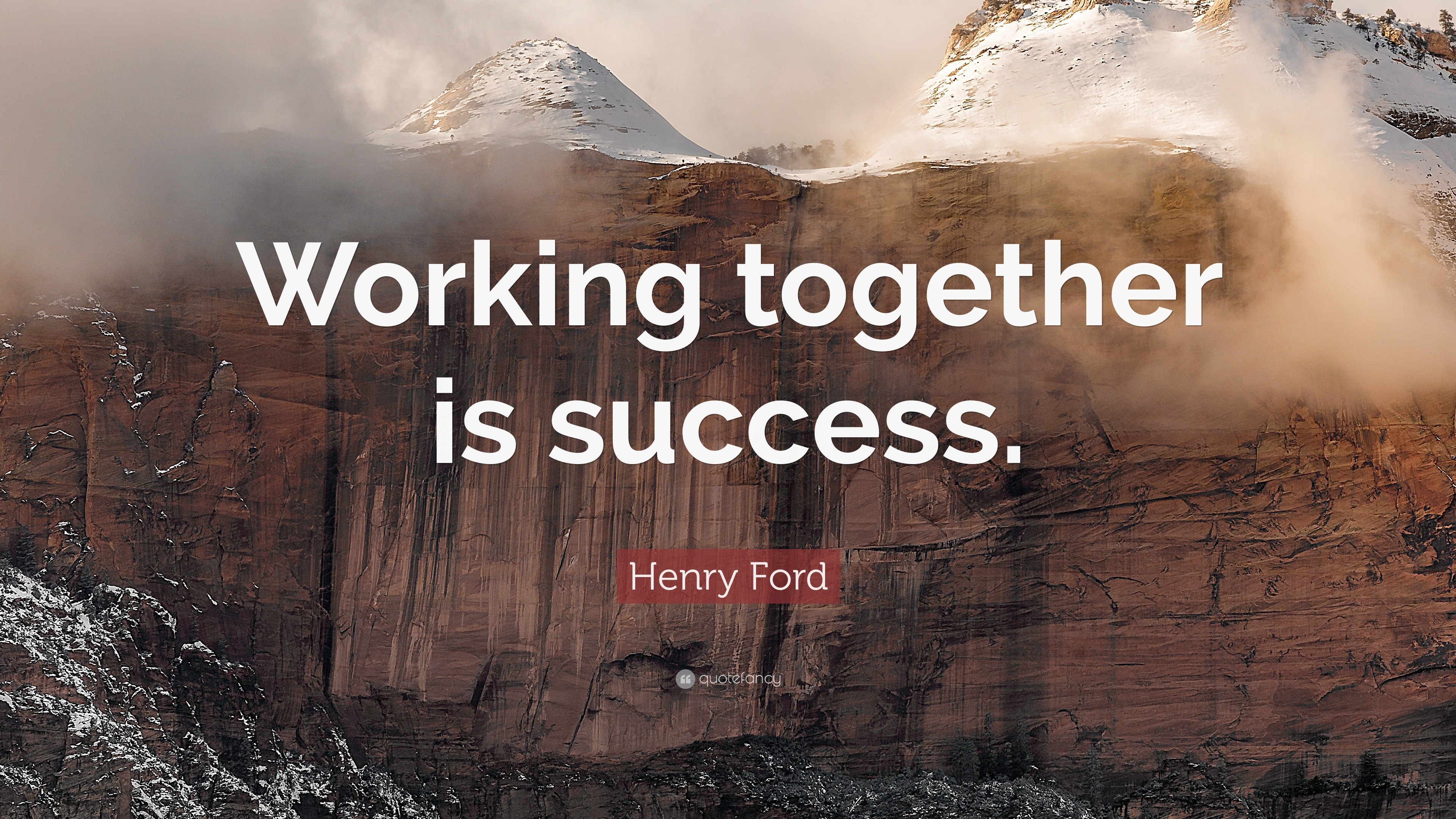 Henry Ford Quote: “Working together is success.”