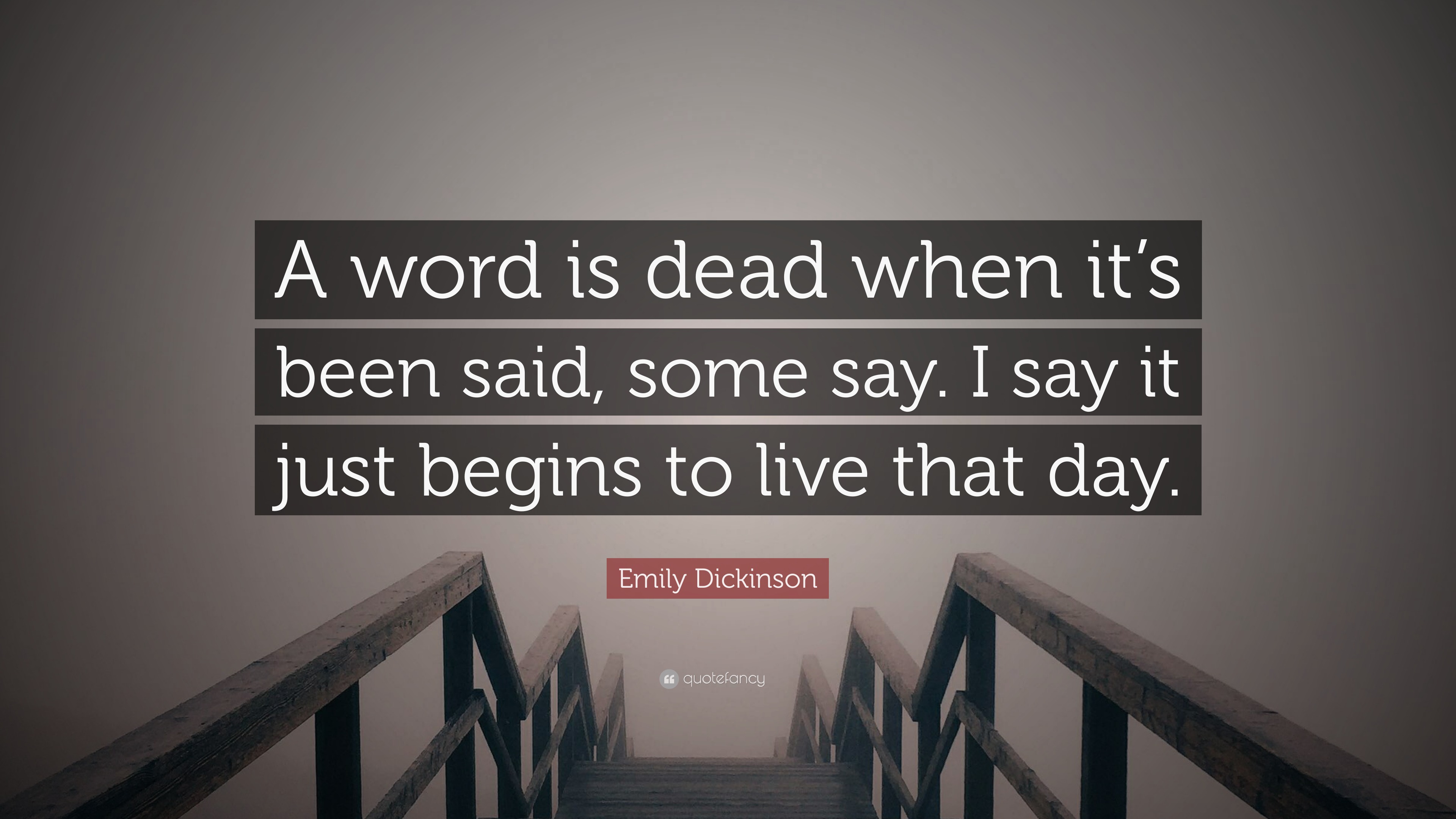 a word by emily dickinson