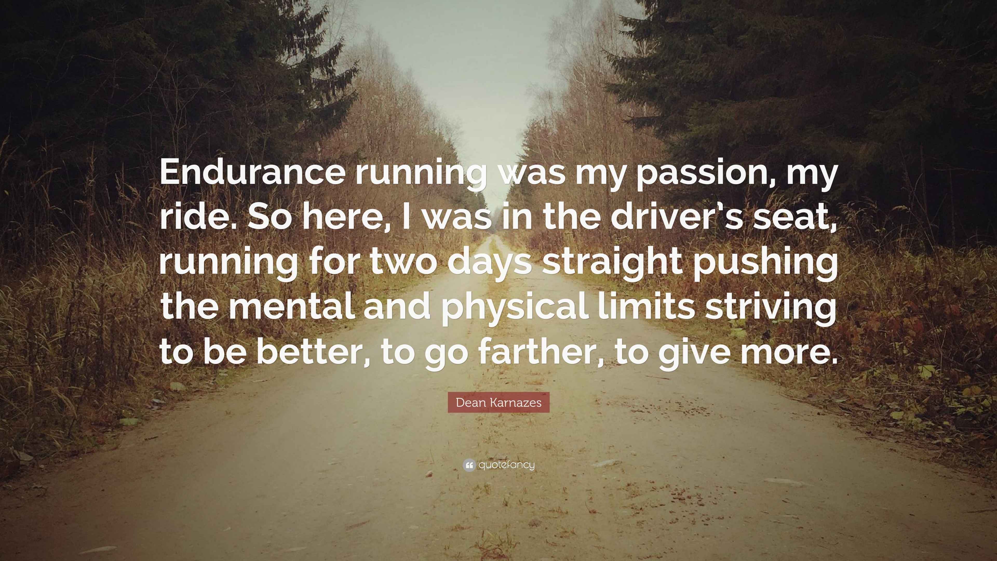 Running passion cheap