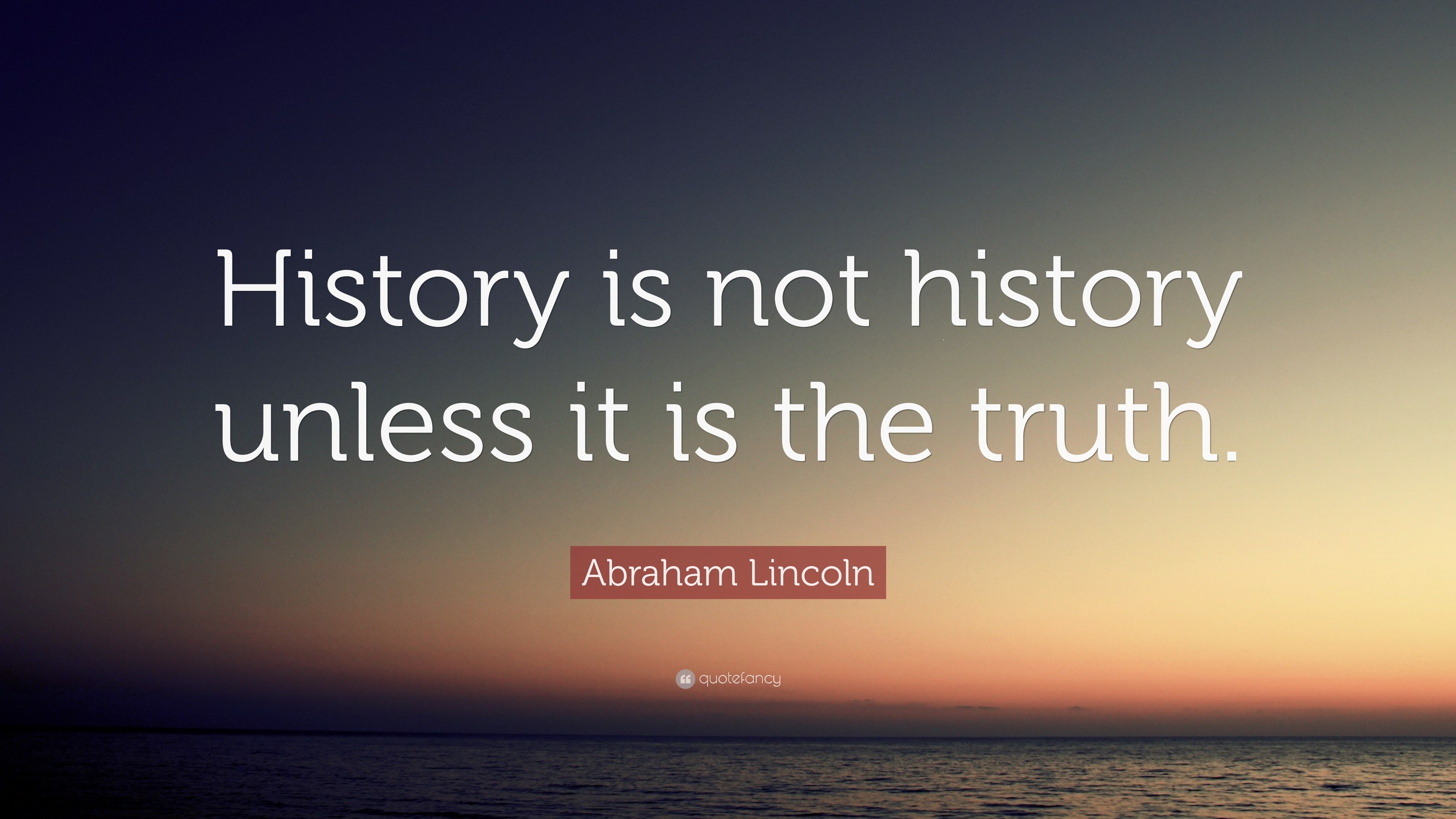 Is history the truth?