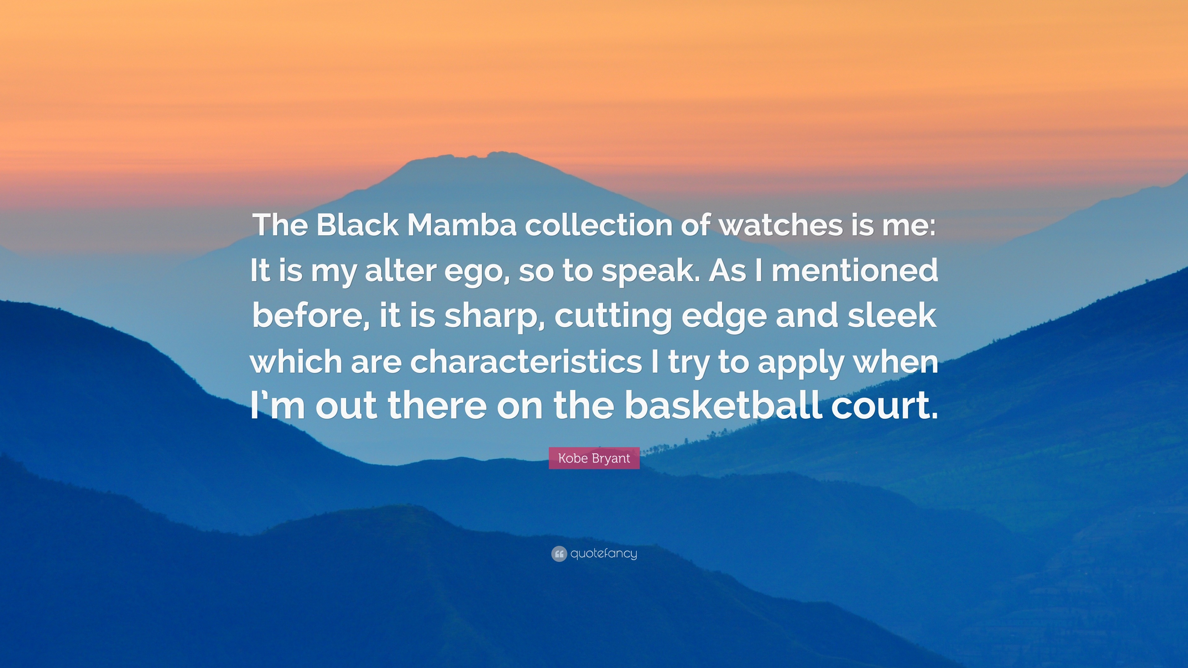 Kobe Bryant Black Mamba Inspirational Motivational Quote 