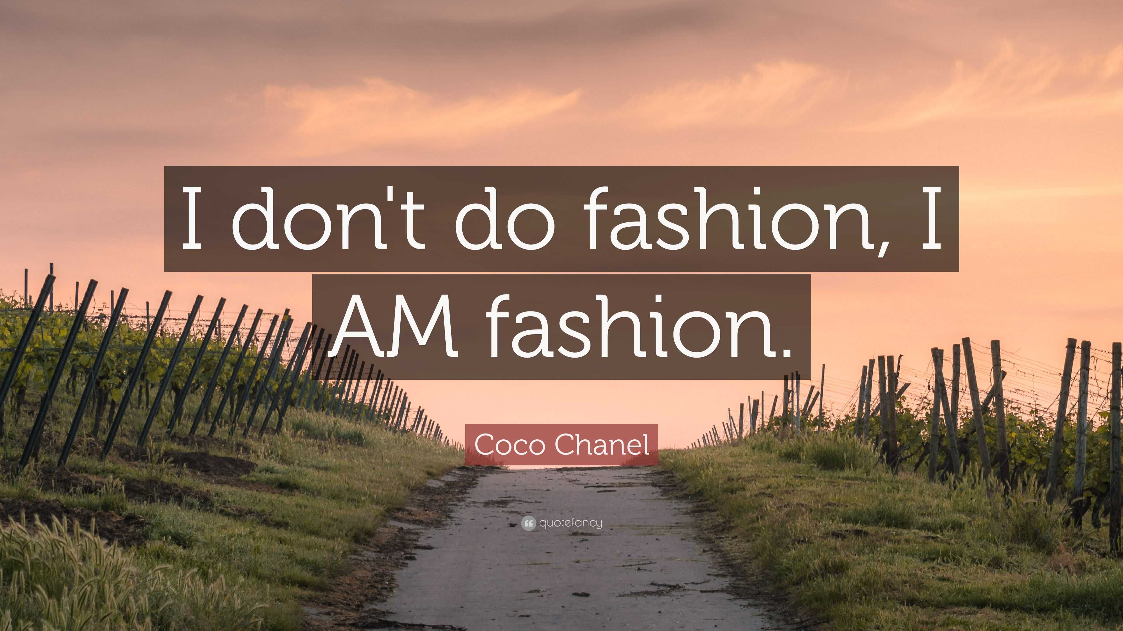 Designer laptop sleeve I Dont Do Fashion I Am Fashion Coco Chanel Quote  by Toni Scott  Buy on Artwowco