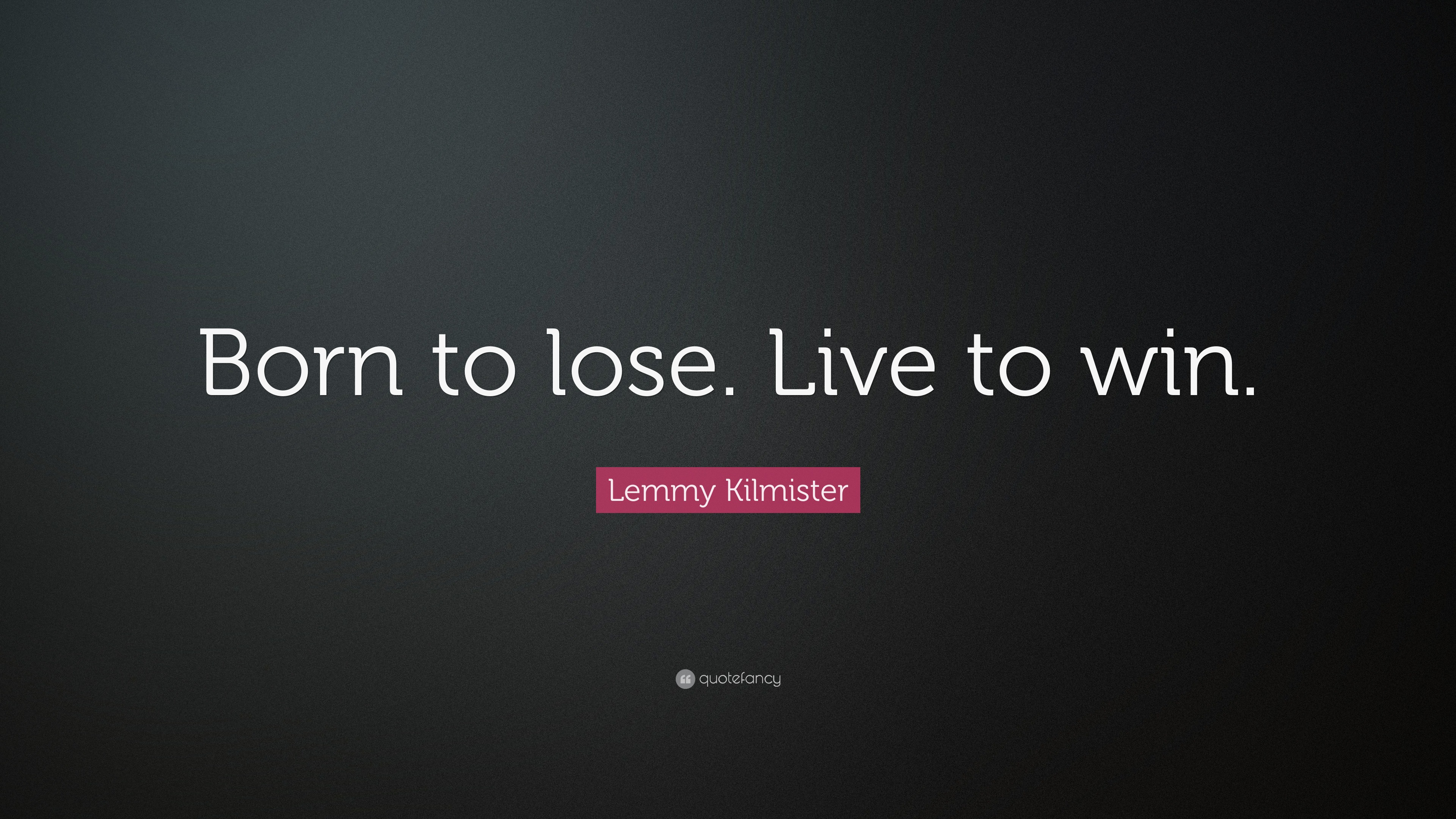 Live To Win