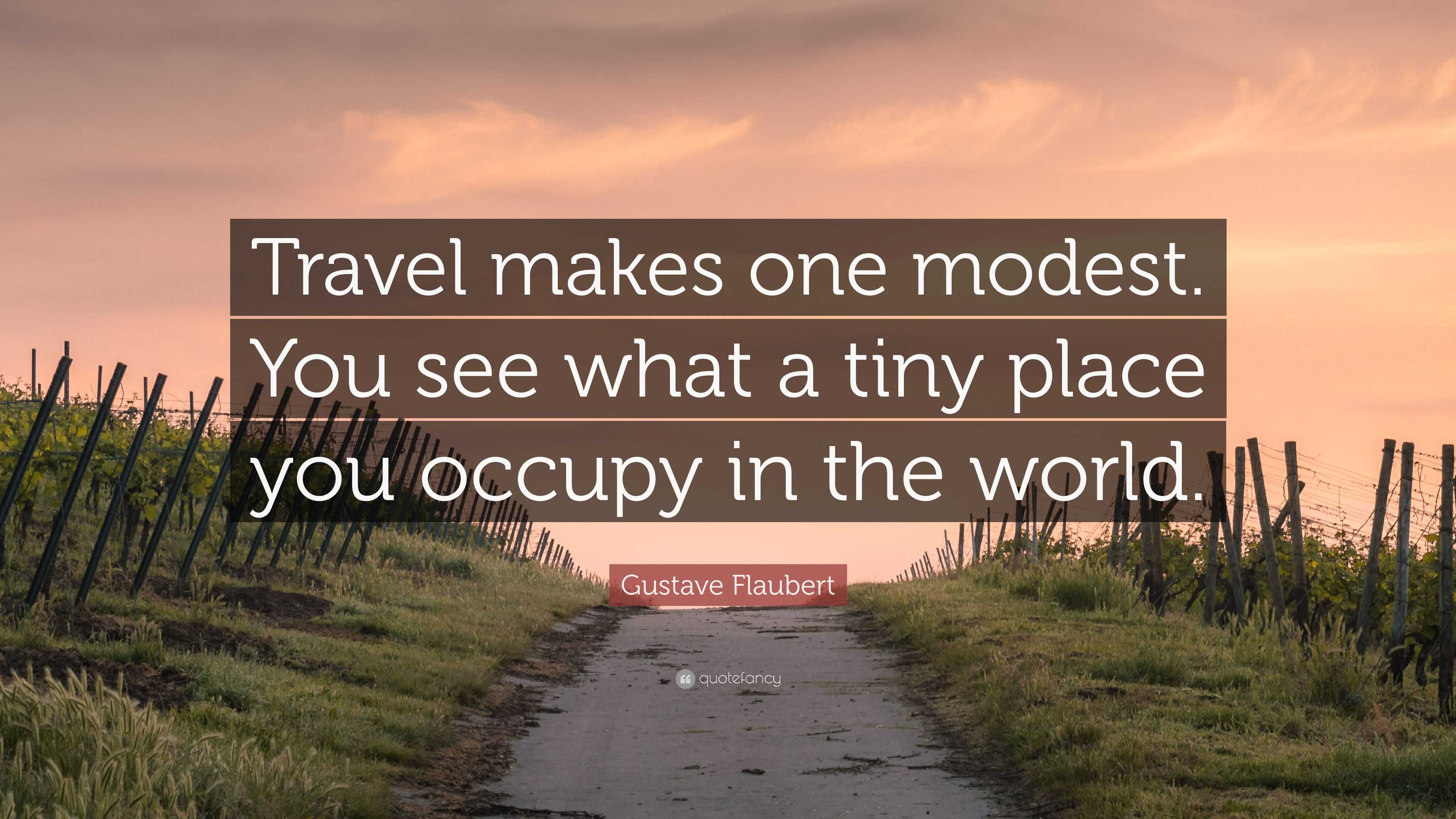 travel makes you modest quotes