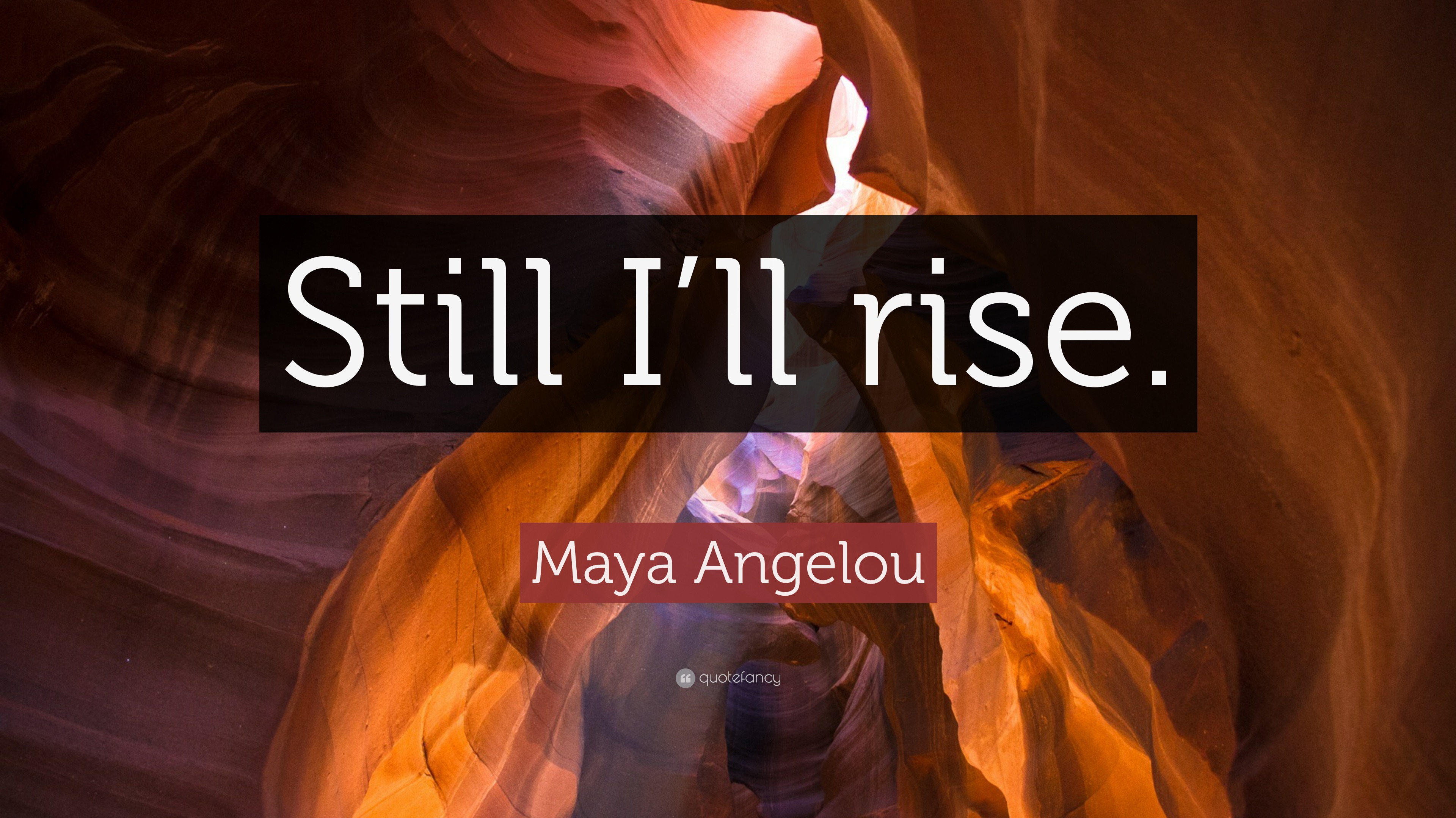 maya angelou rise quote