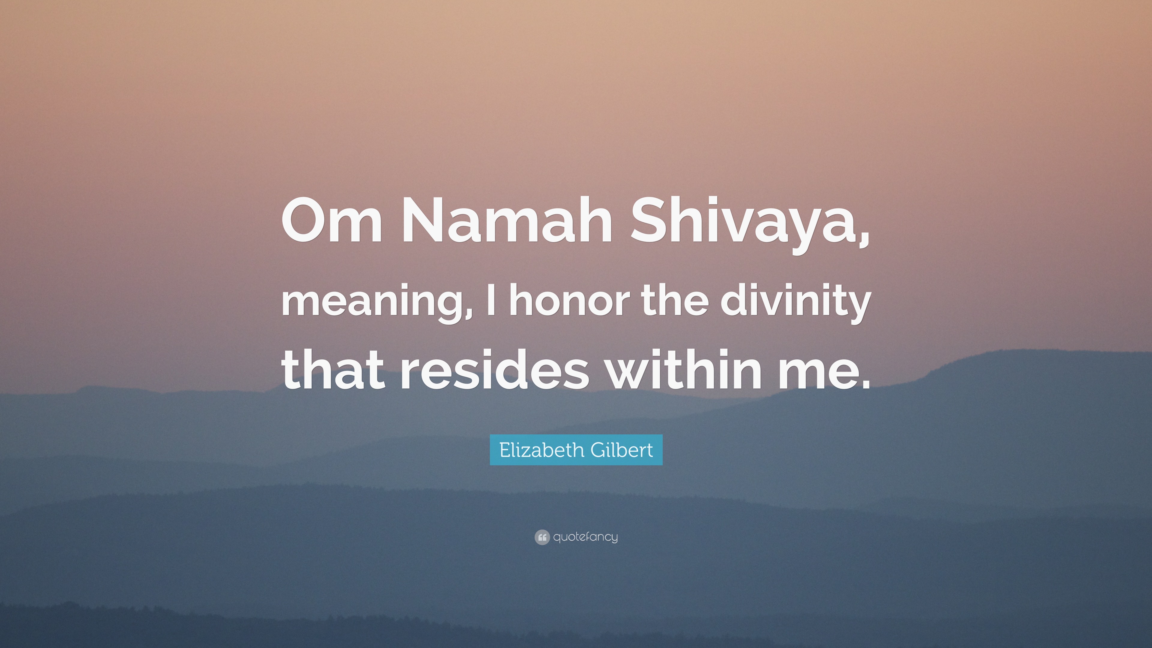 om namah shivaya translation