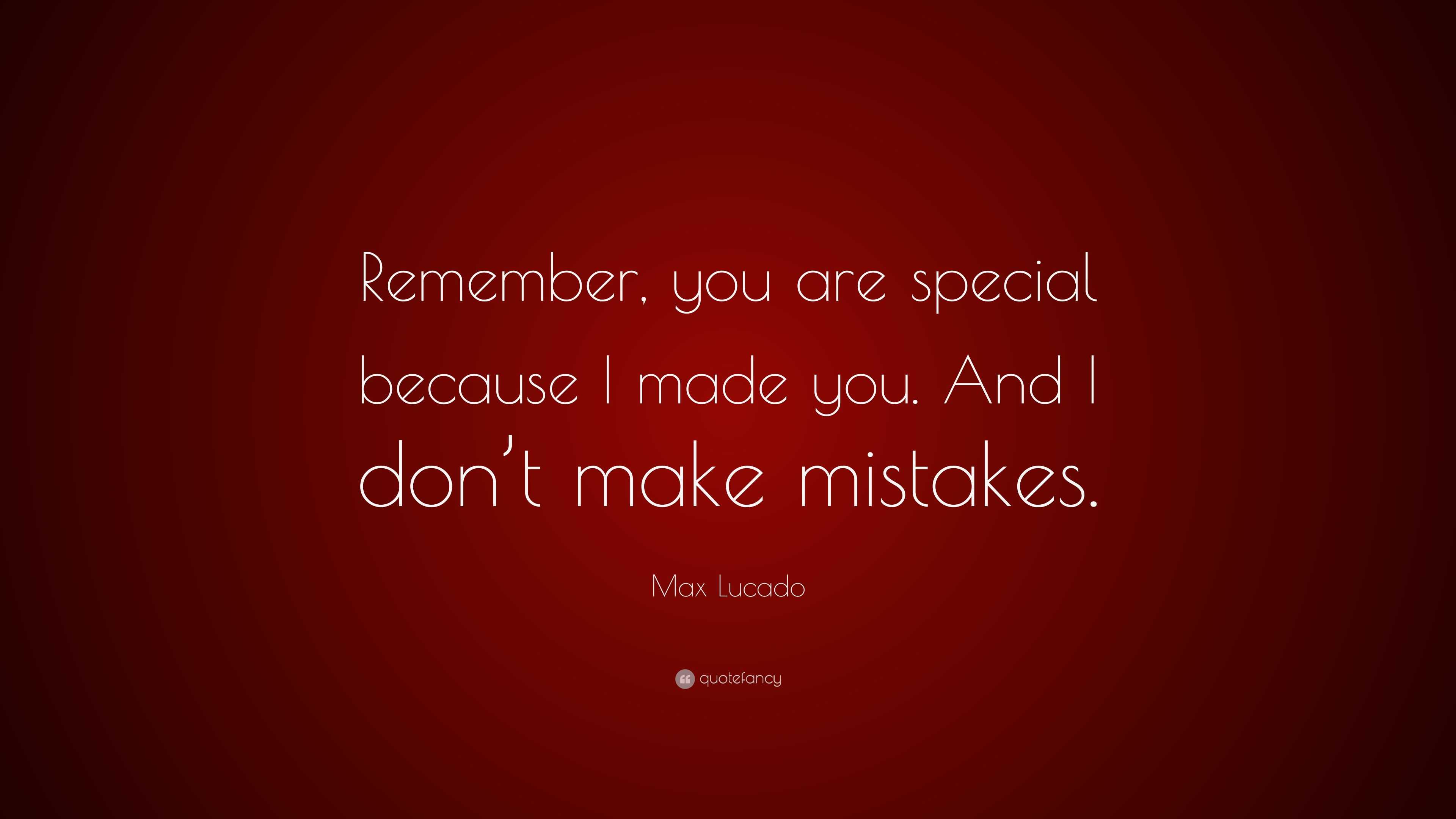 you are special quotes max lucado
