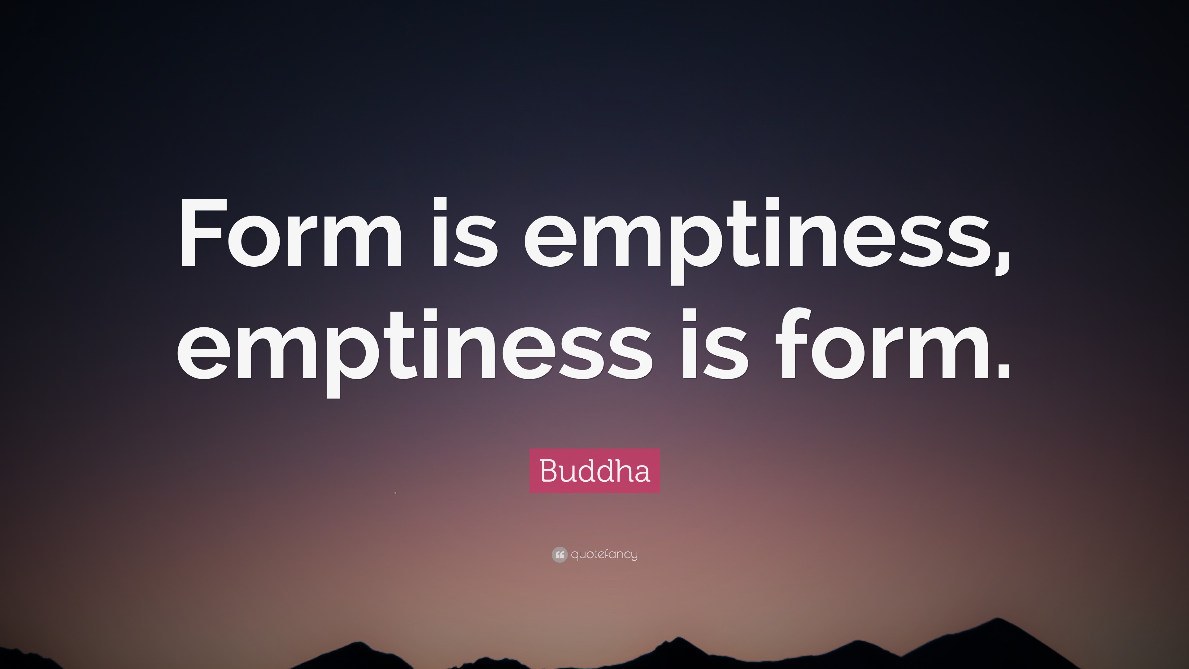 the form of emptiness