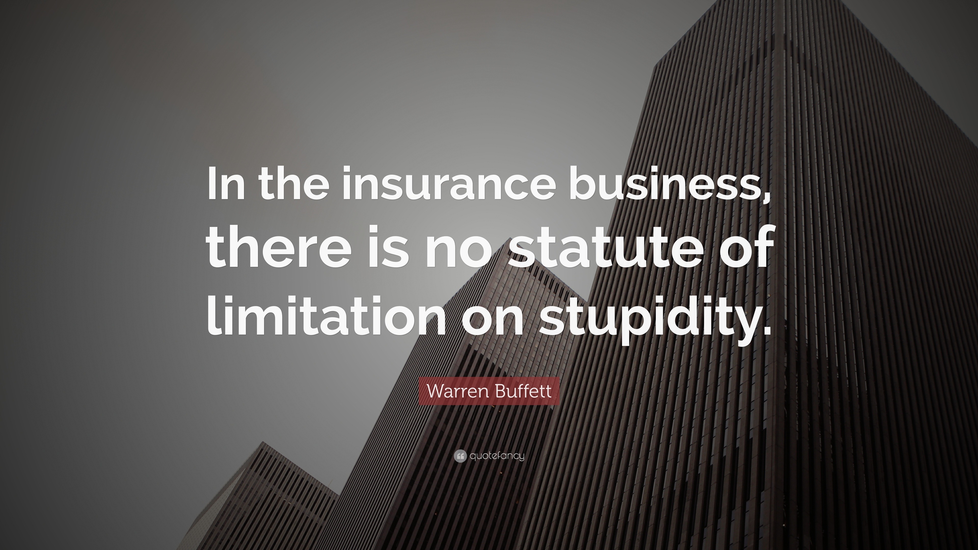 Lovely Warren Buffett Quotes On Life Insurance | Inspiring Famous