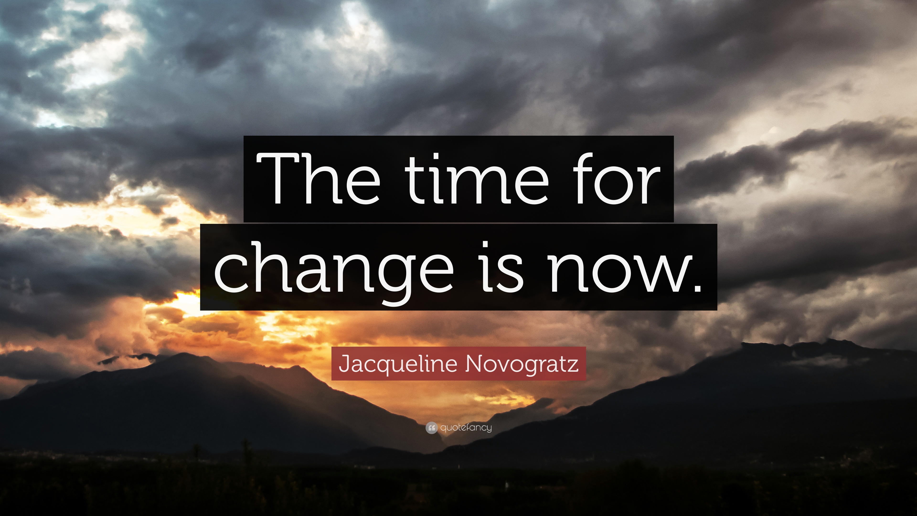 a time for change