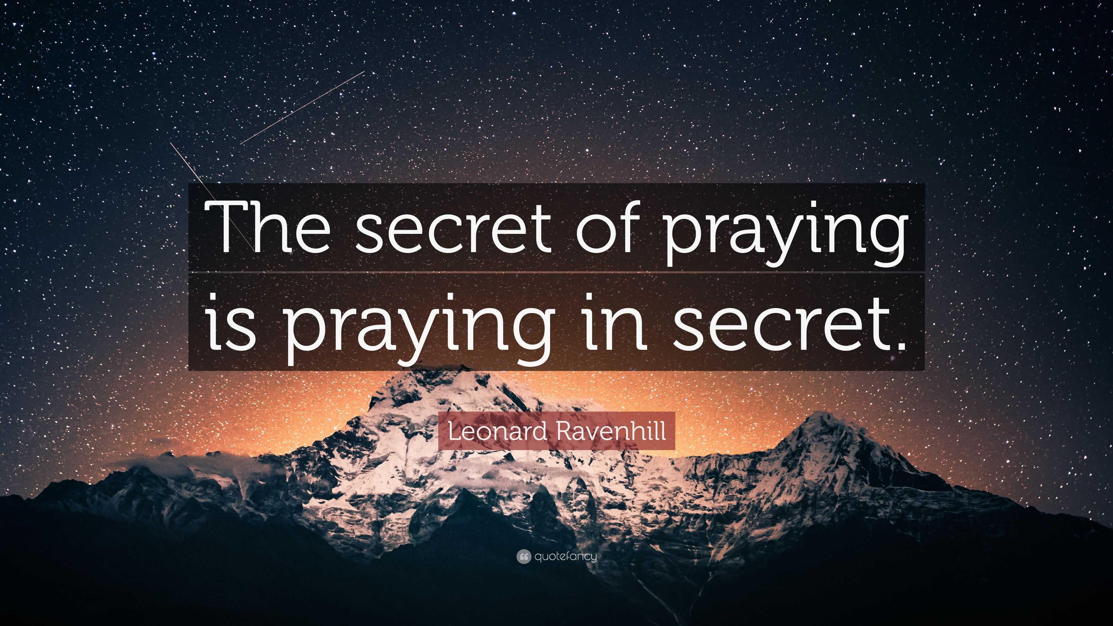 What The Bible Says About Praying In Secret