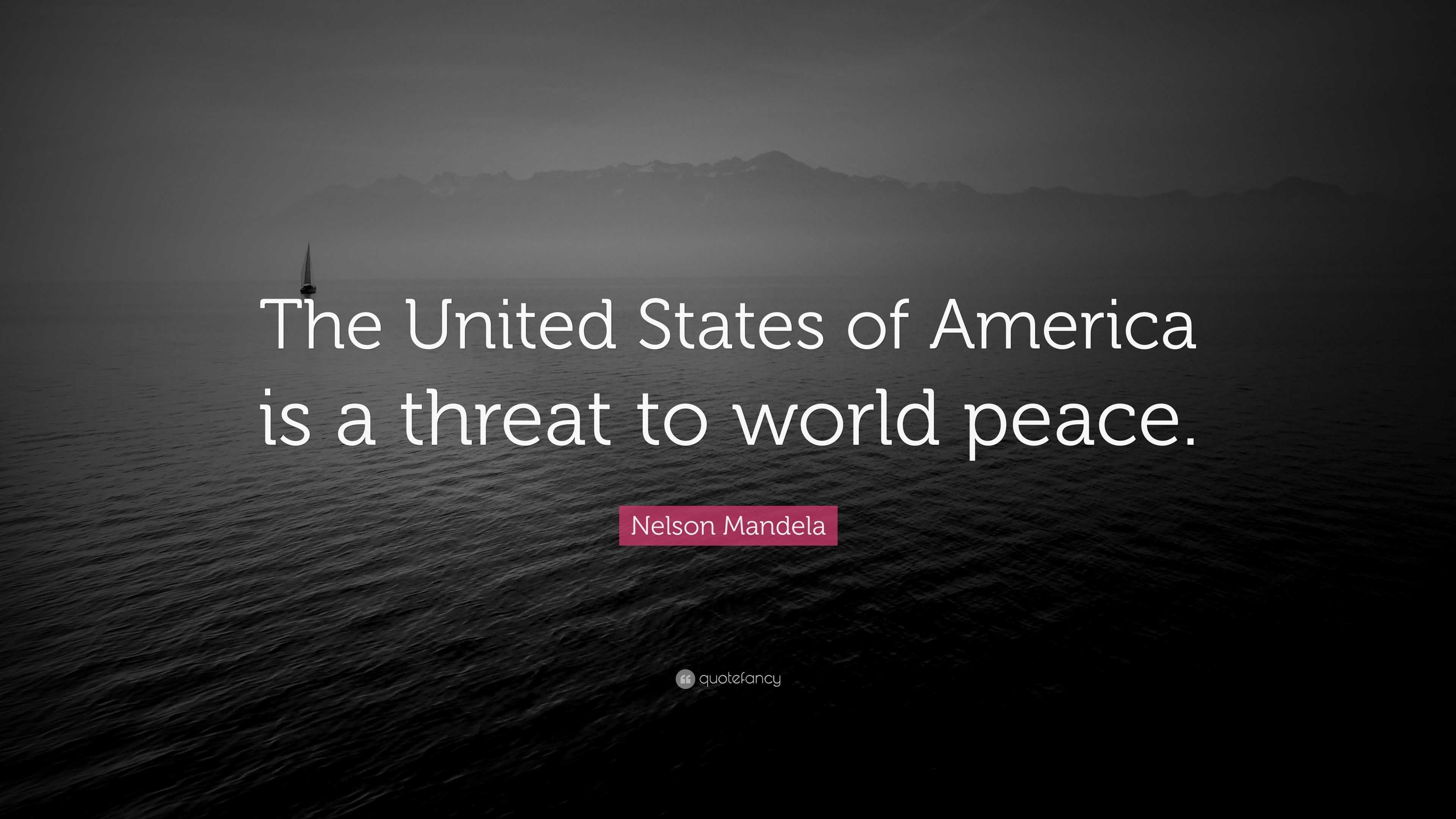 U.S. Is Greatest Threat to World Peace' - IDN-InDepthNews