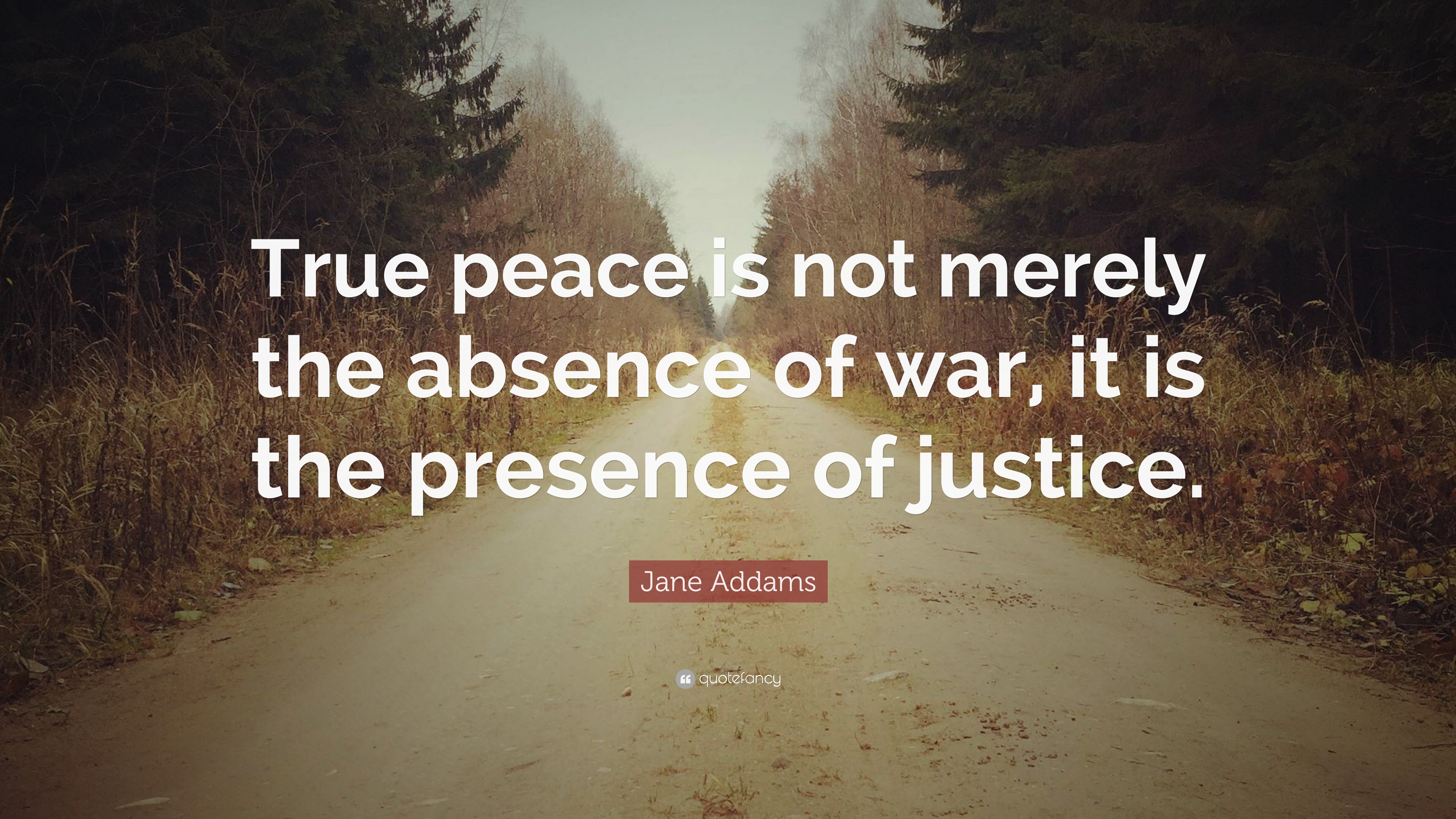 peace is not the absence of war essay