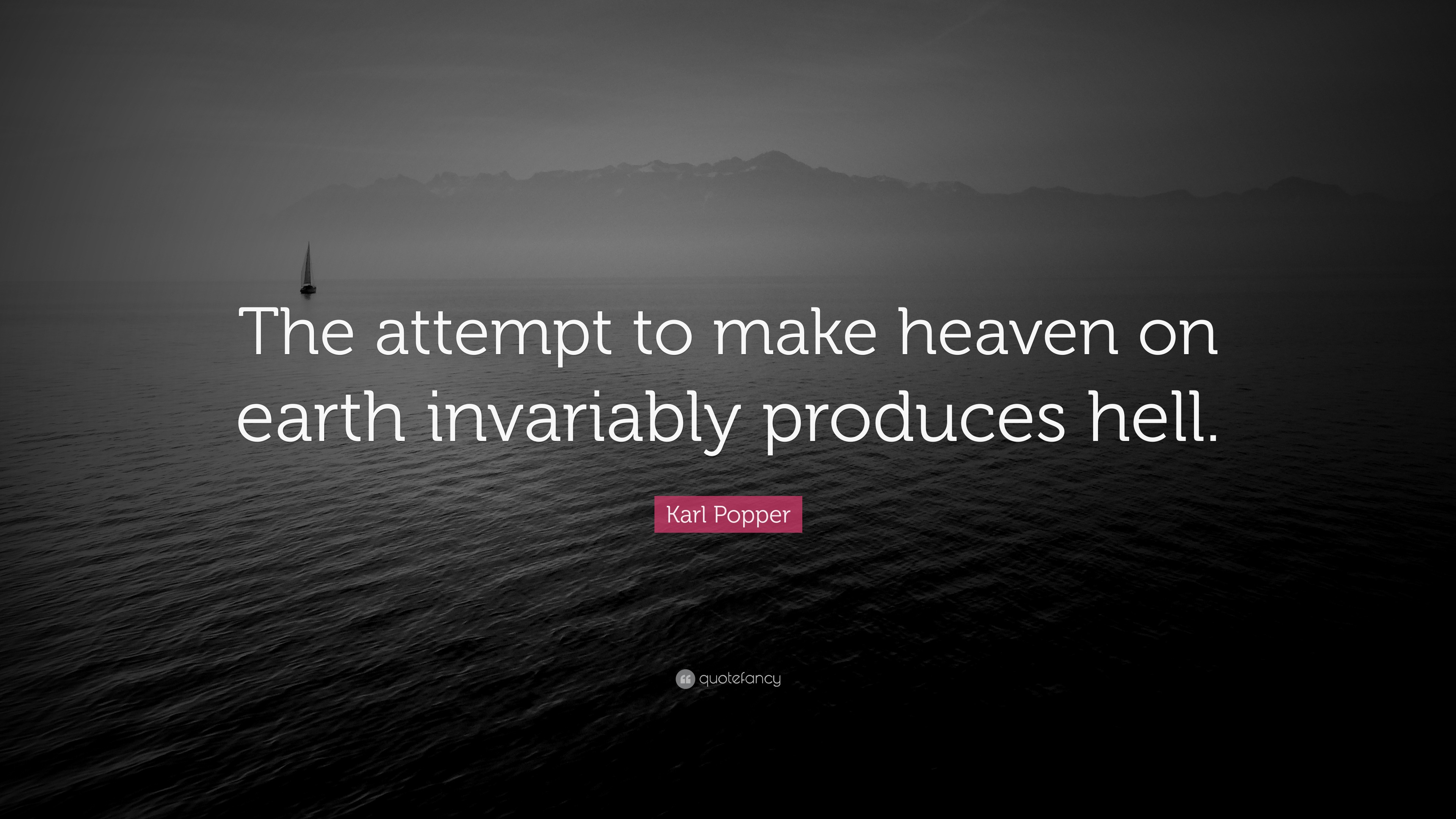 When Creating Heaven on Earth, Always Remember This