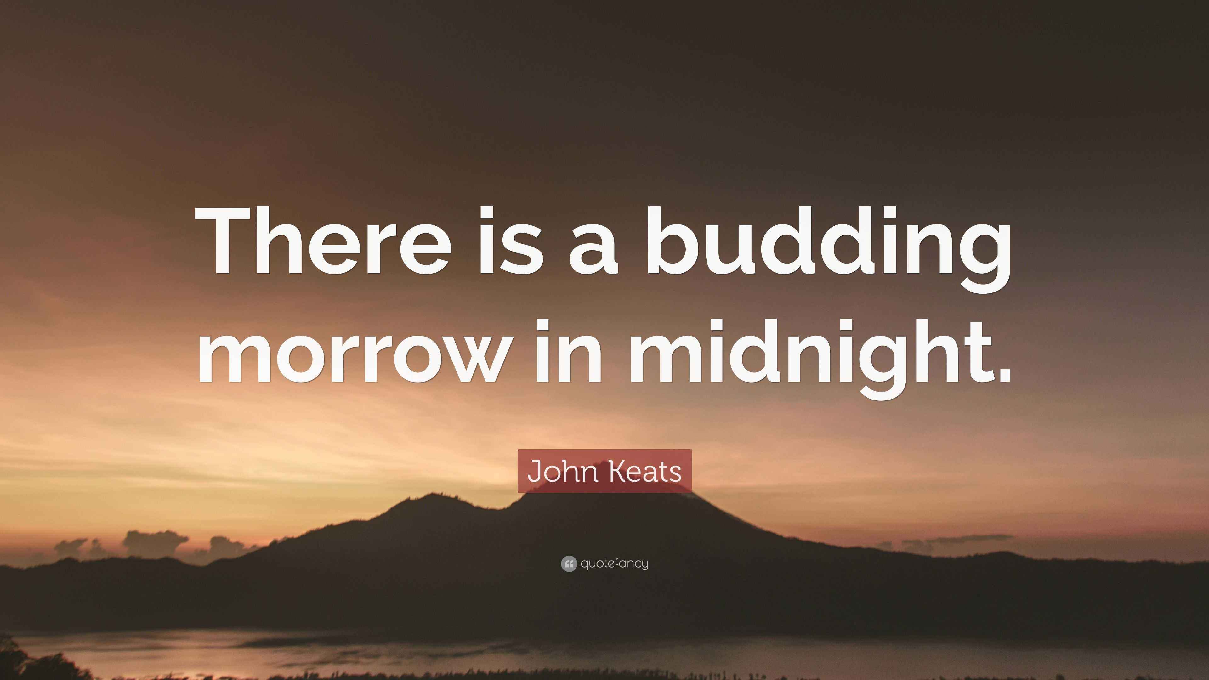 There is a budding morrow in midnight essay 05 picture