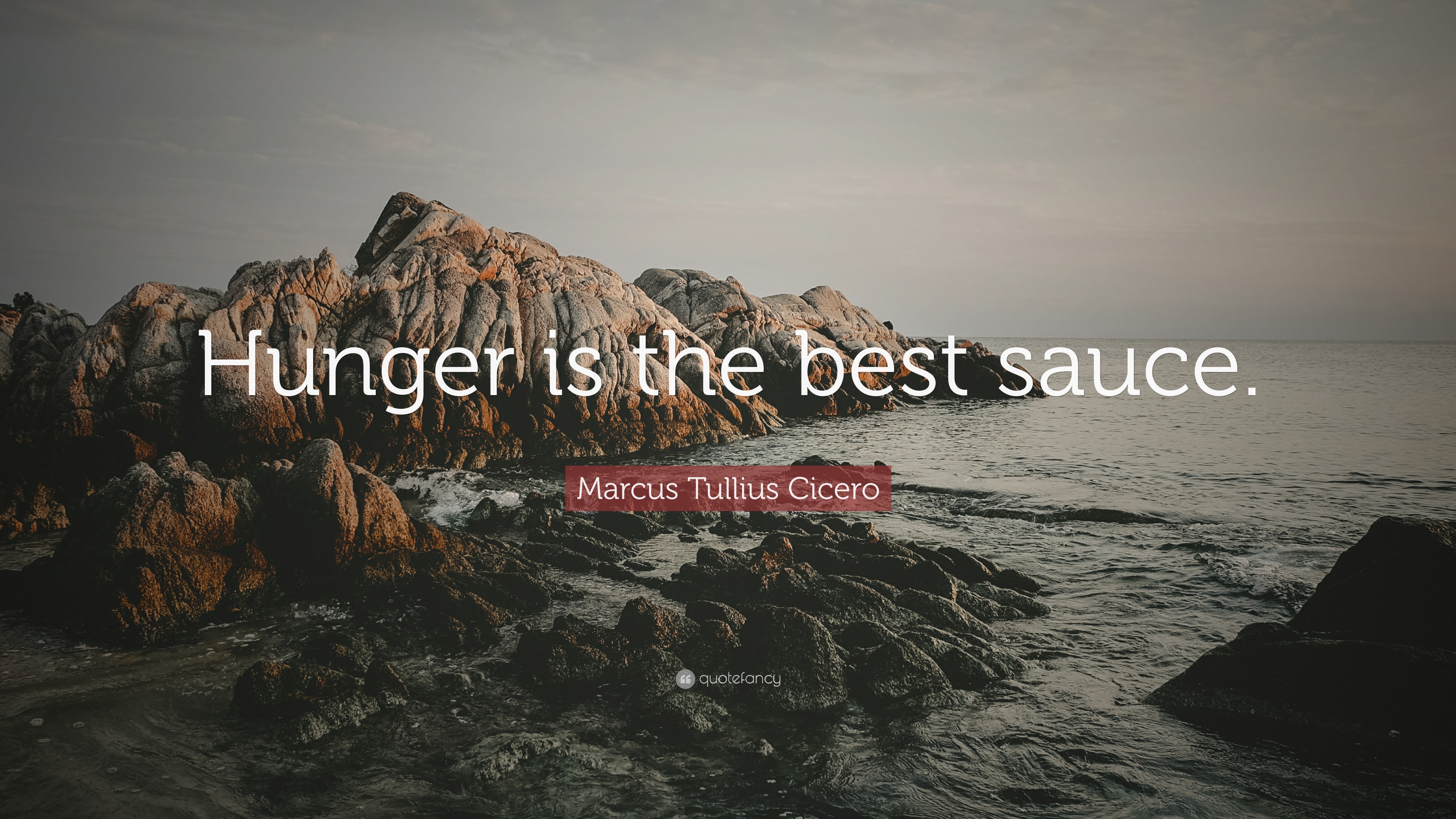 Marcus Tullius Cicero Quote “Hunger is the best sauce.”
