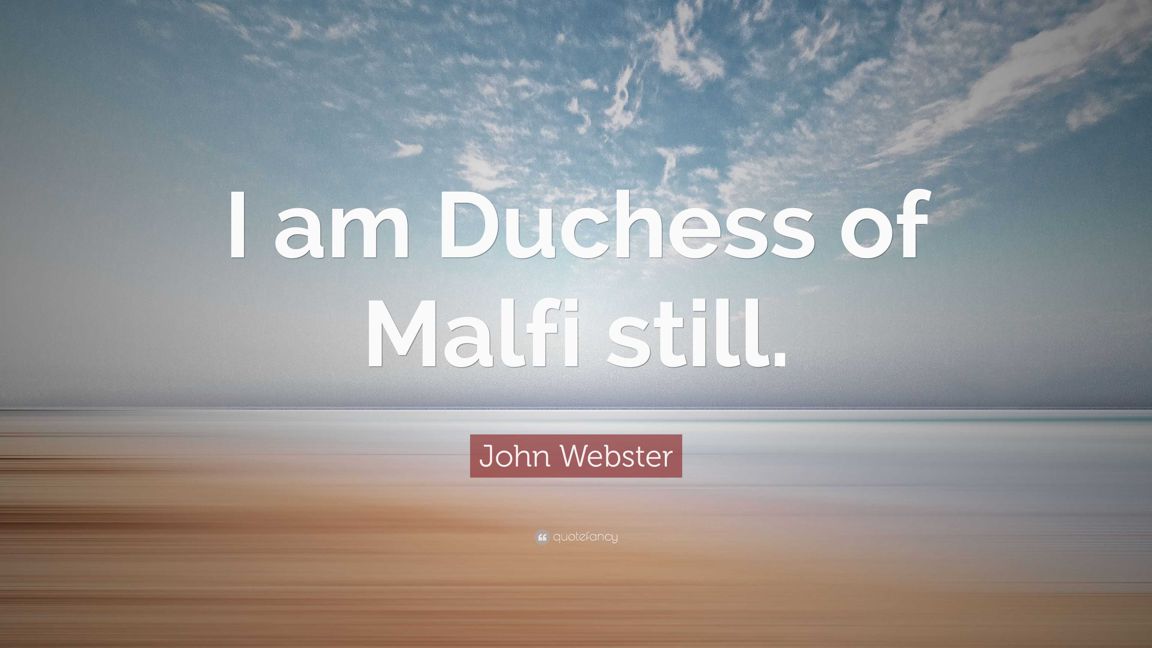 the duchess of malfi by john webster