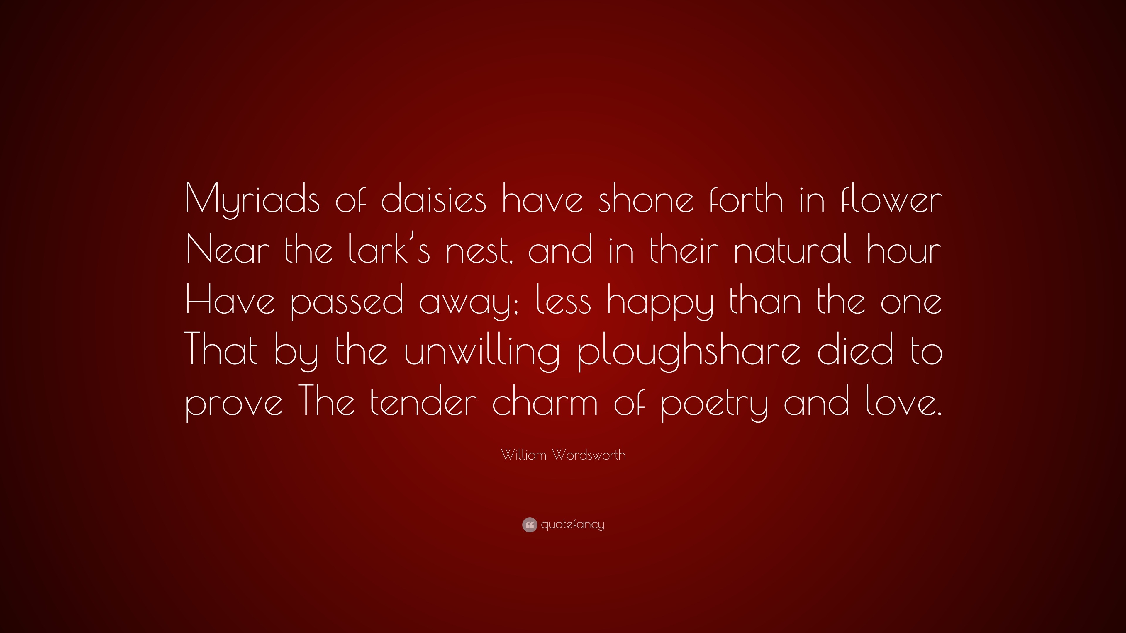daisy poem wordsworth