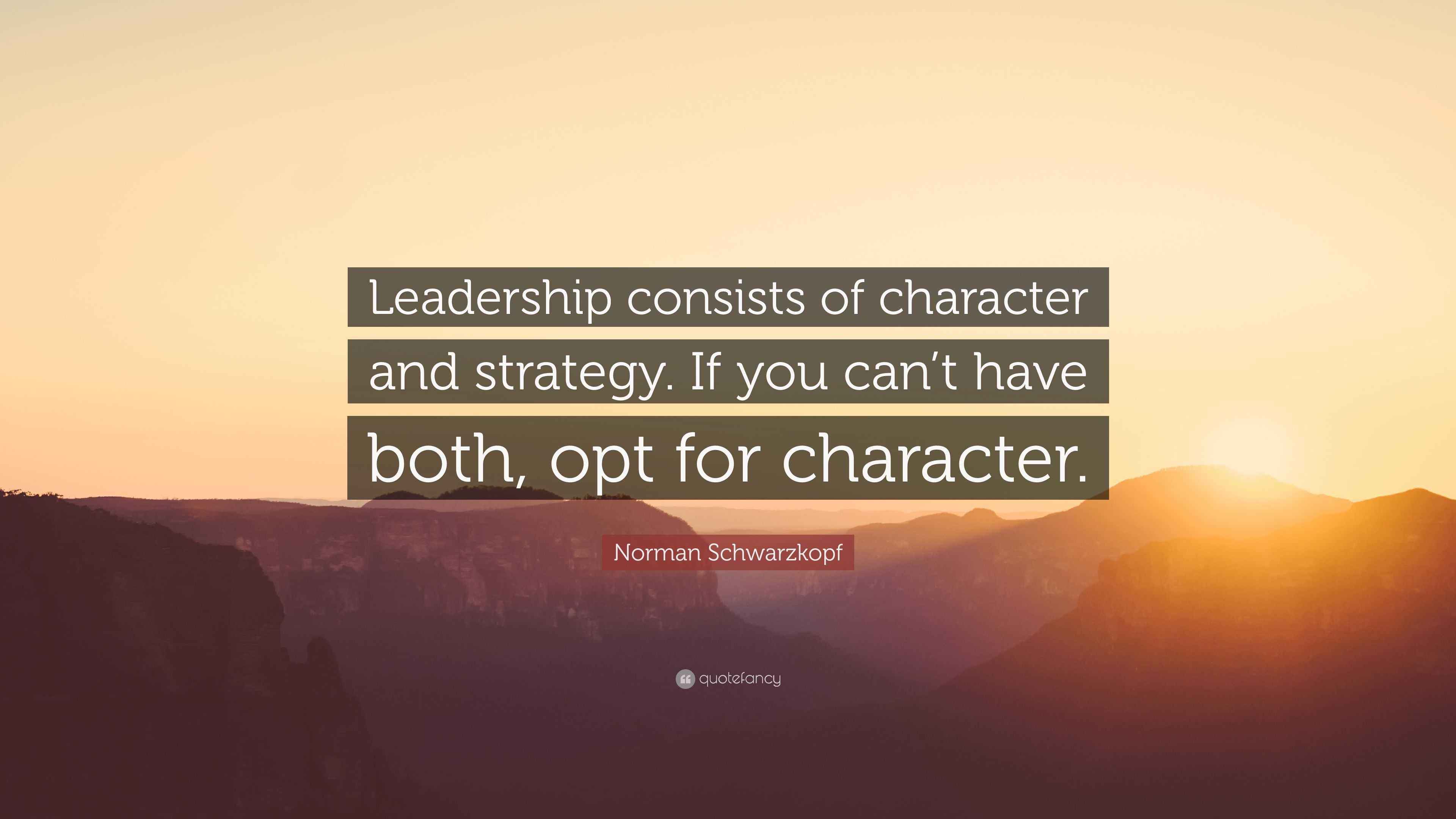 Character In Leadership Quotes