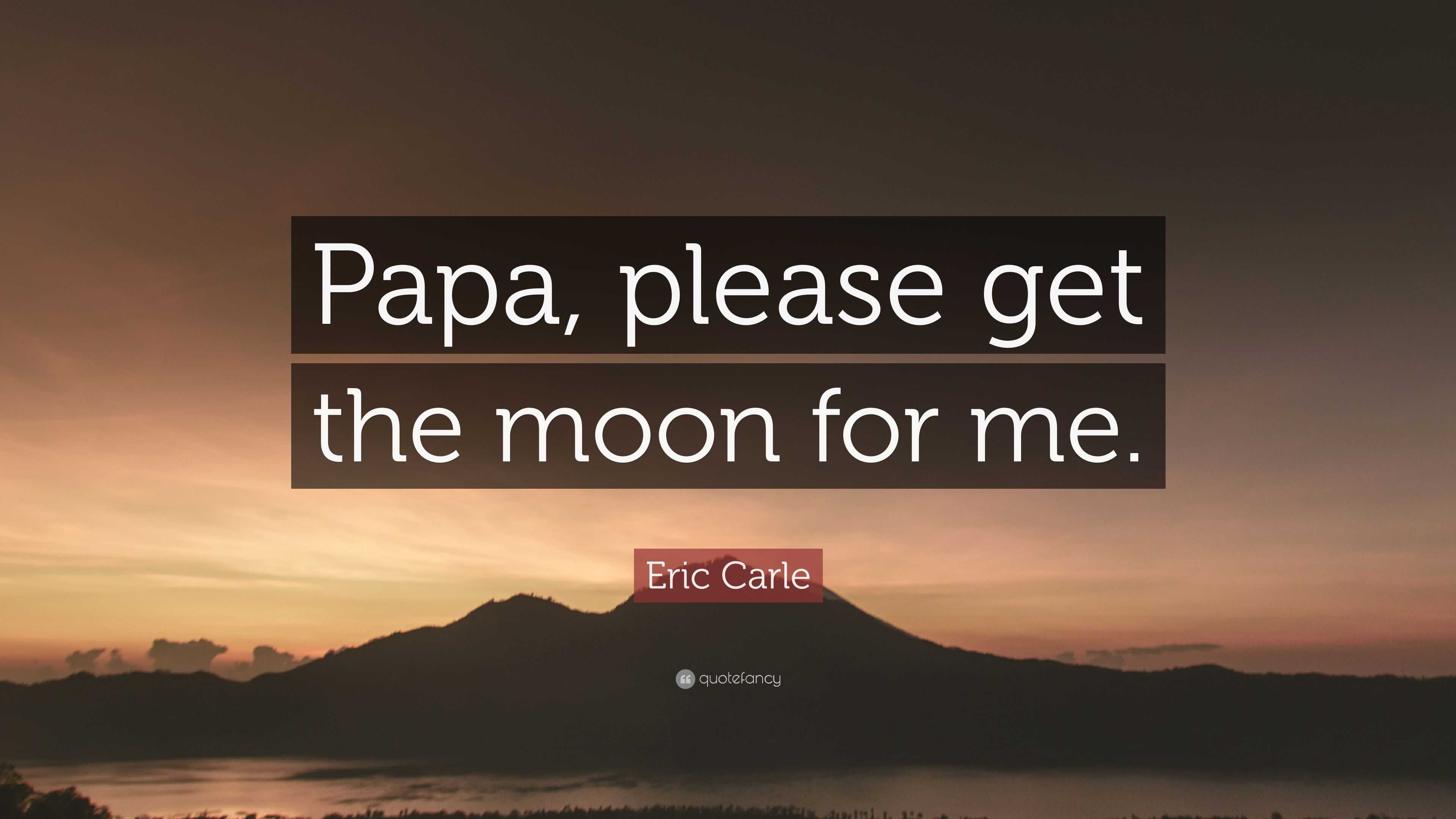 eric carle papa get the moon for me