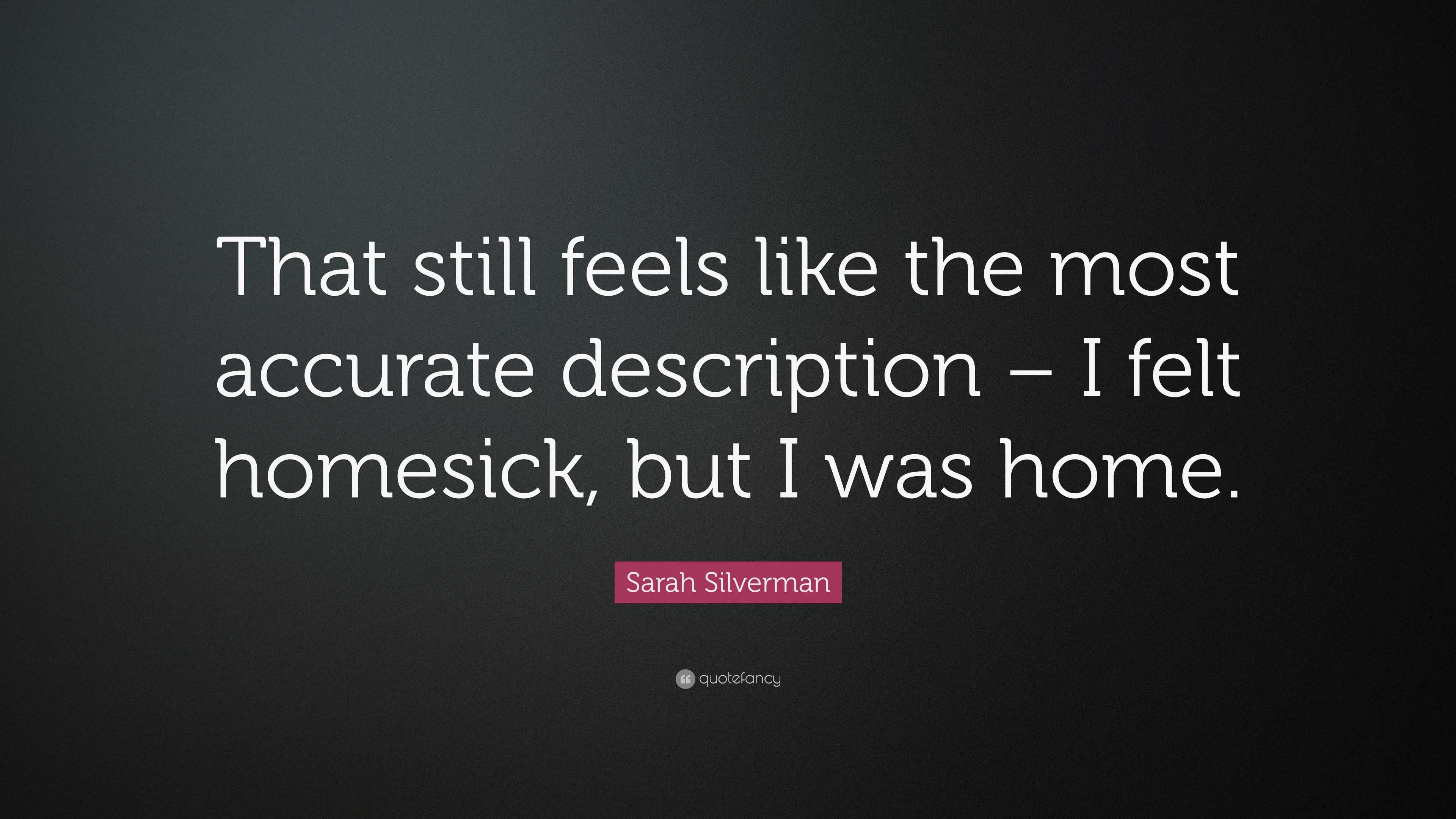 Sarah Silverman Quote: “That Still Feels Like The Most Accurate ...