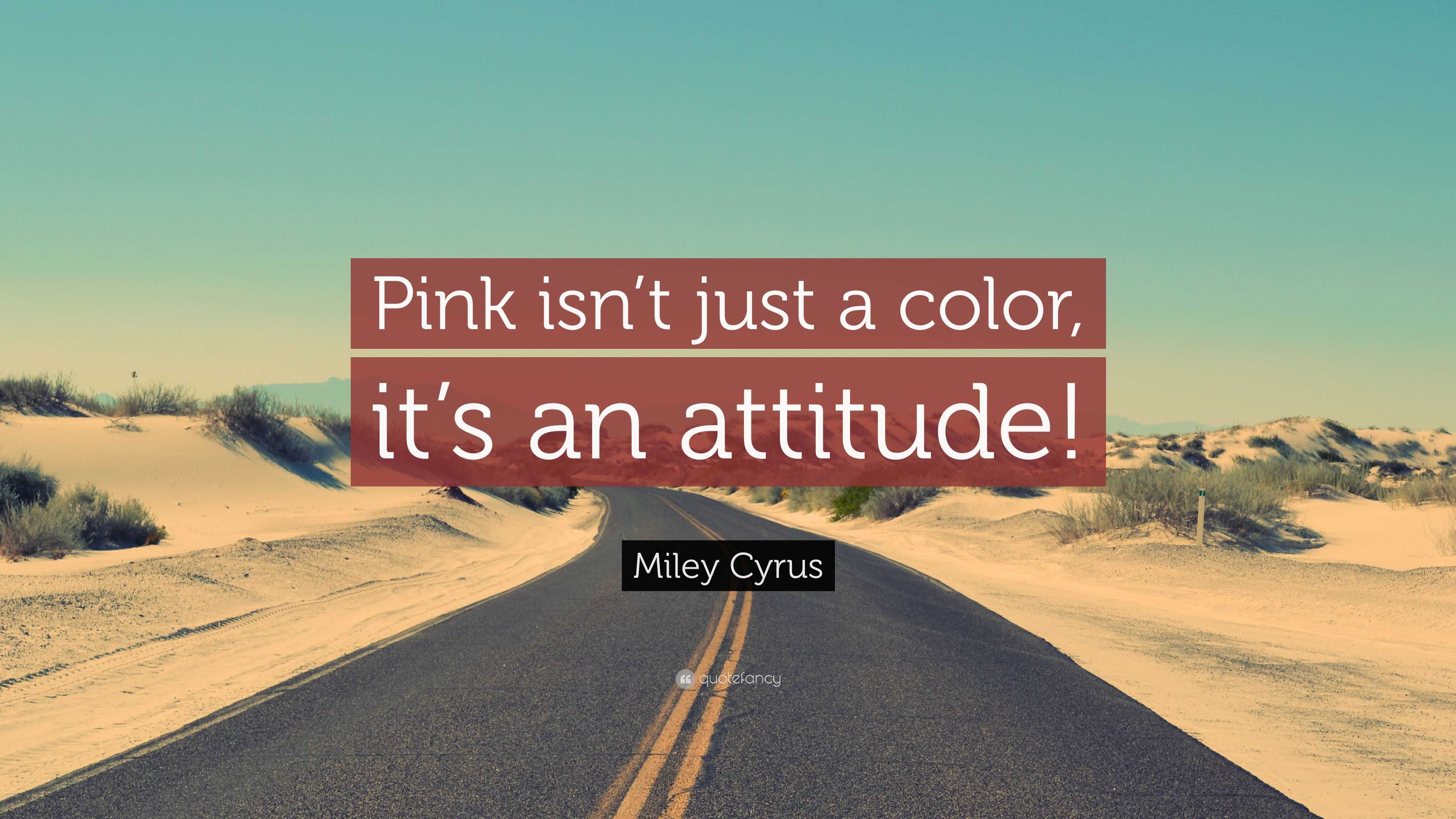 Pink isn't just a color it's an Attitude too!💗