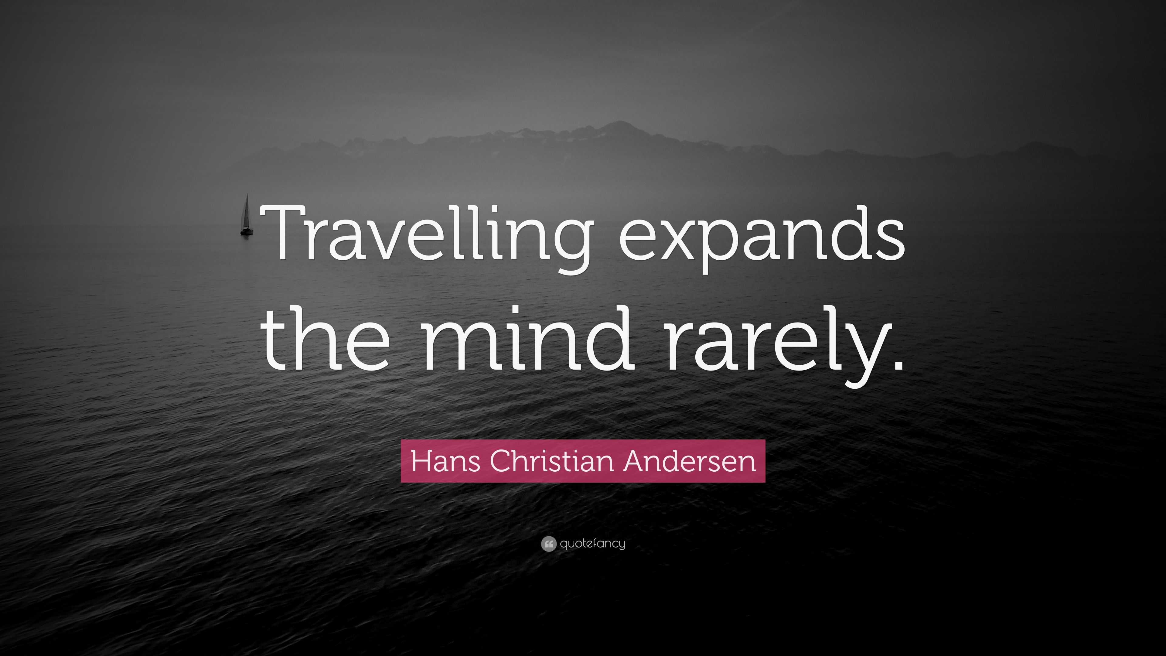 hans christian andersen quote at sfo terminal