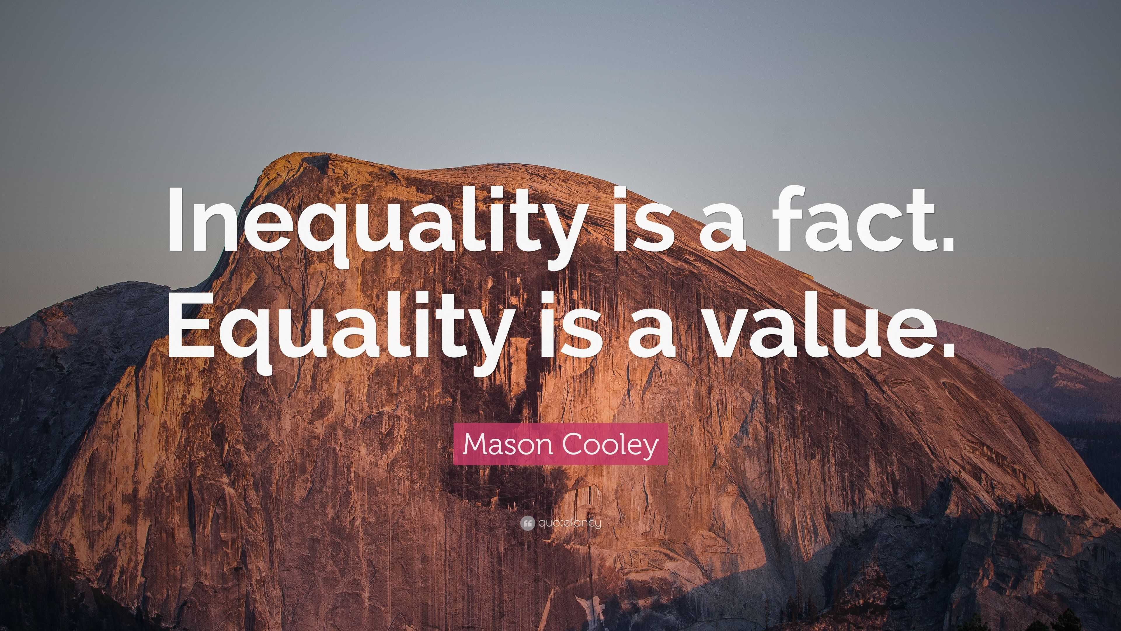 mason-cooley-quote-inequality-is-a-fact-equality-is-a-value