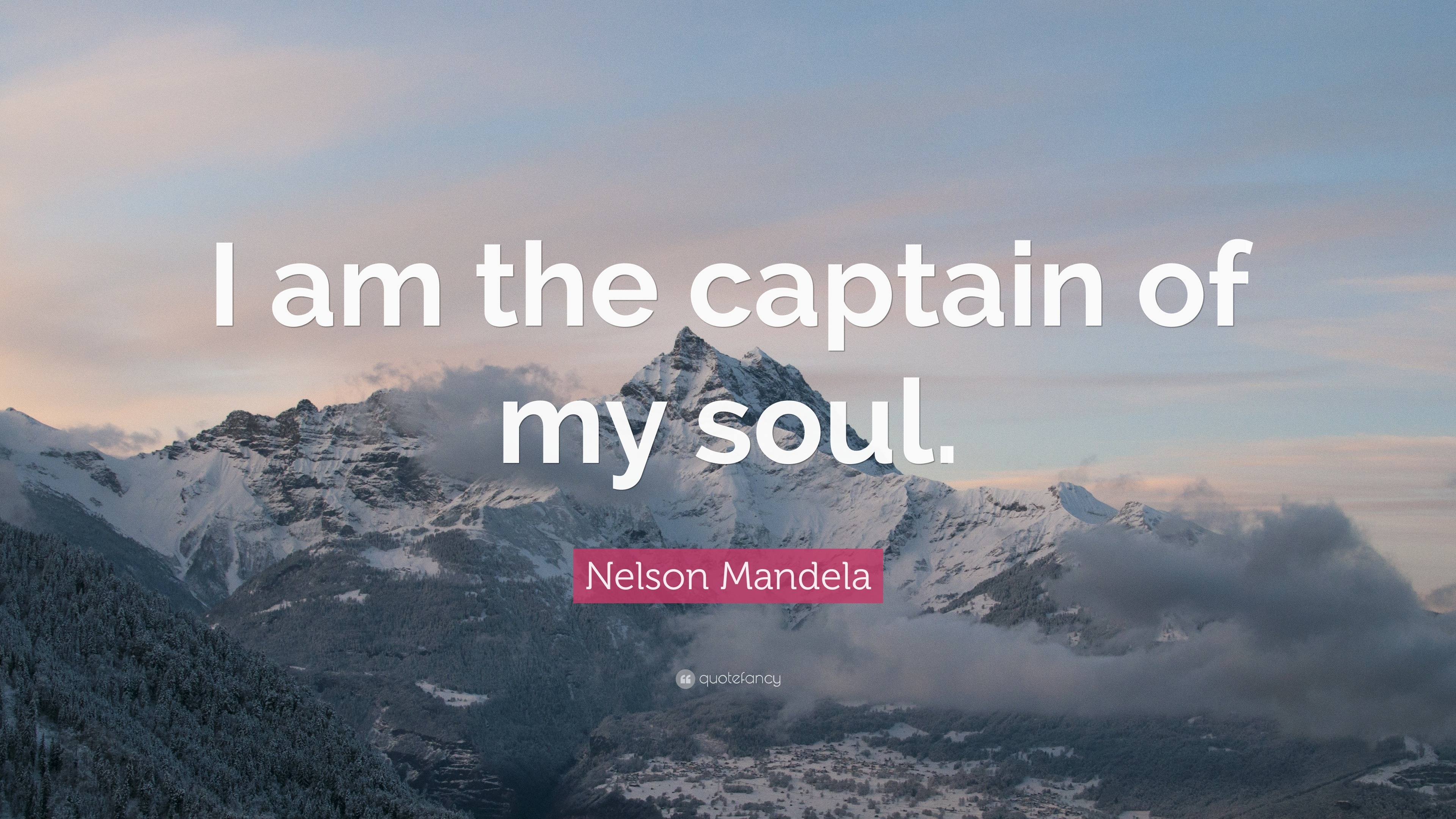 Nelson Mandela Quote I Am The Captain Of My Soul Nelson mandela quote i am the captain of my soul