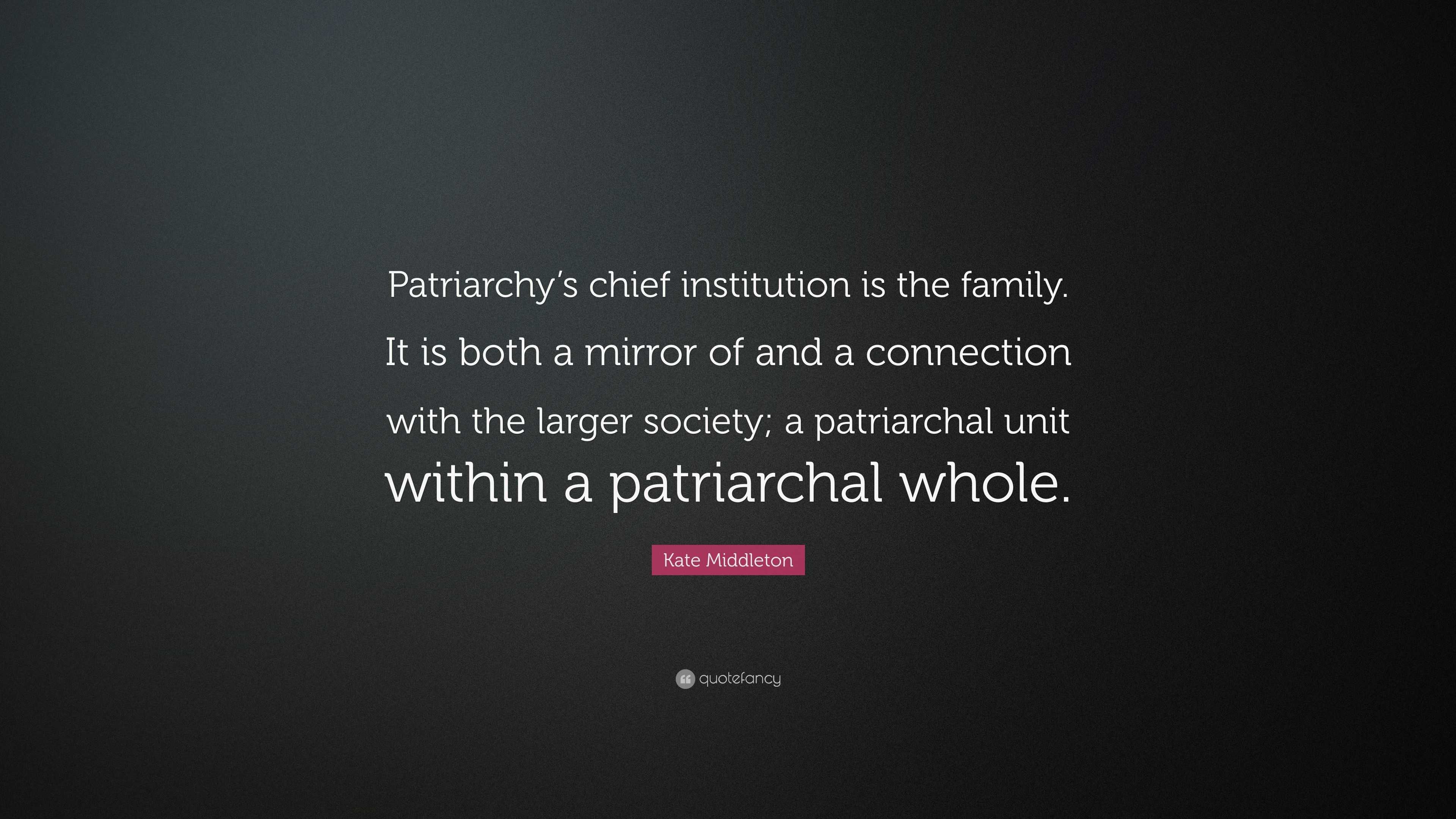 what is patriarchal family
