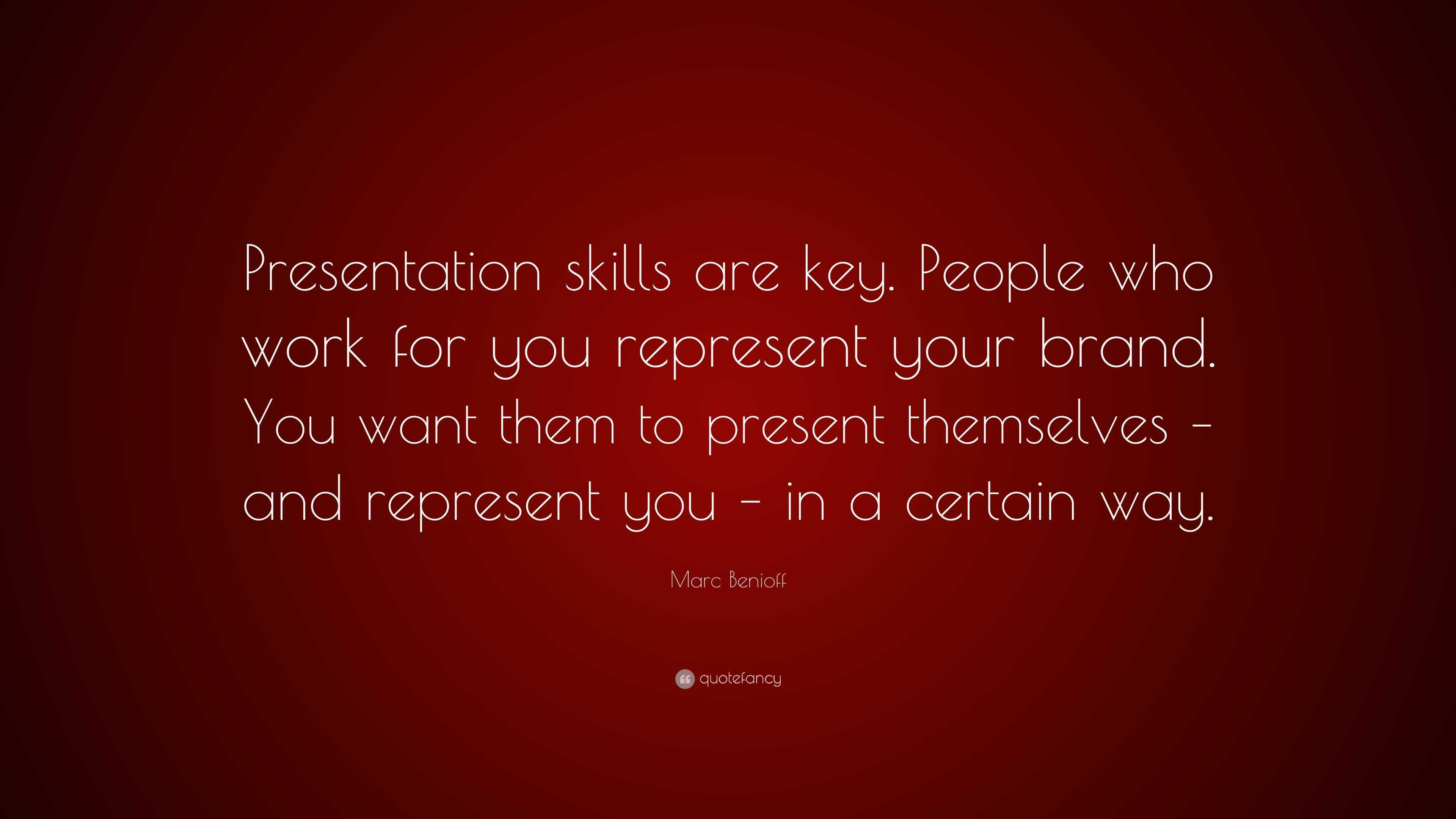 quote about presentation skills