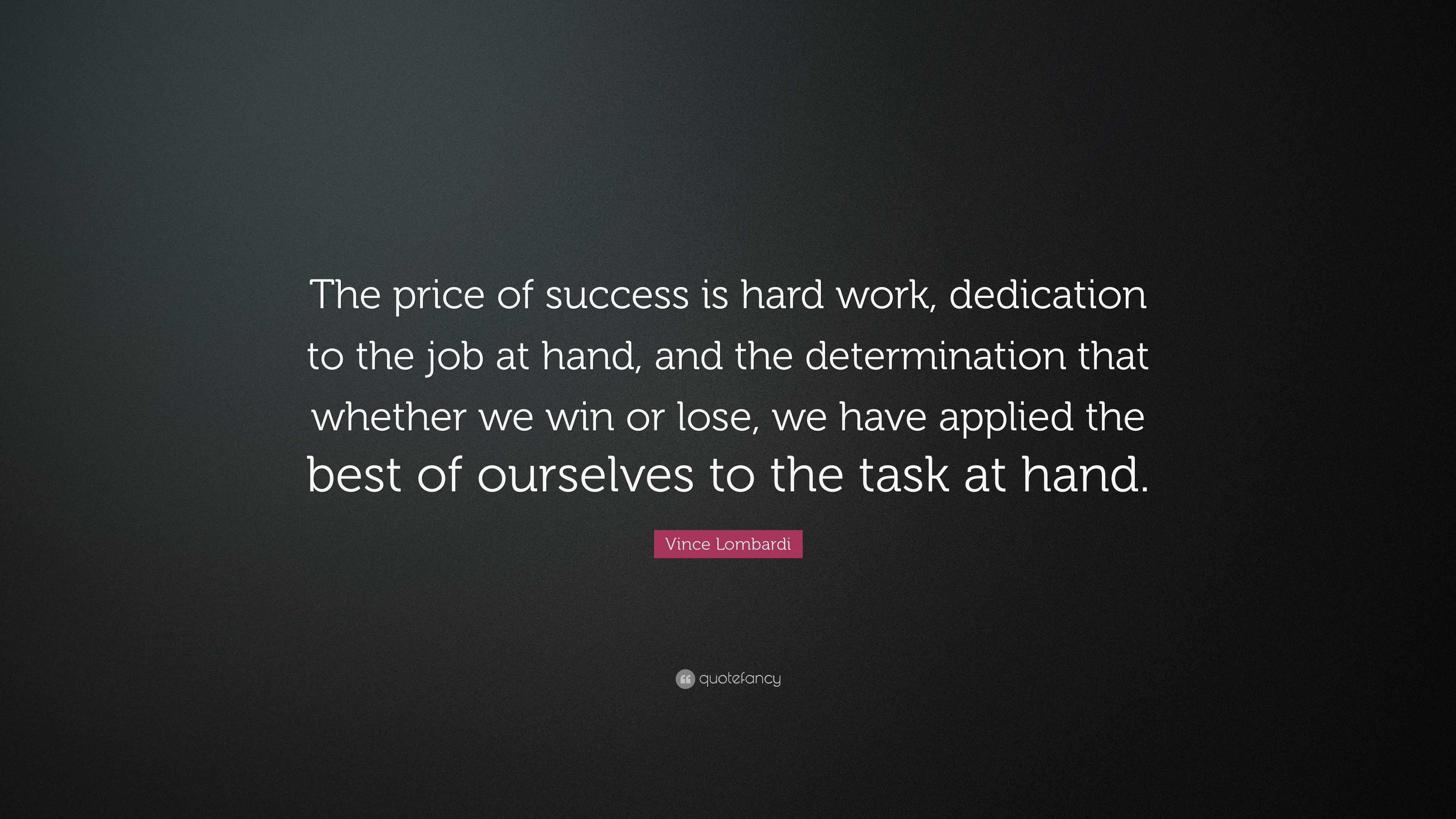 Vince Lombardi Quote: 