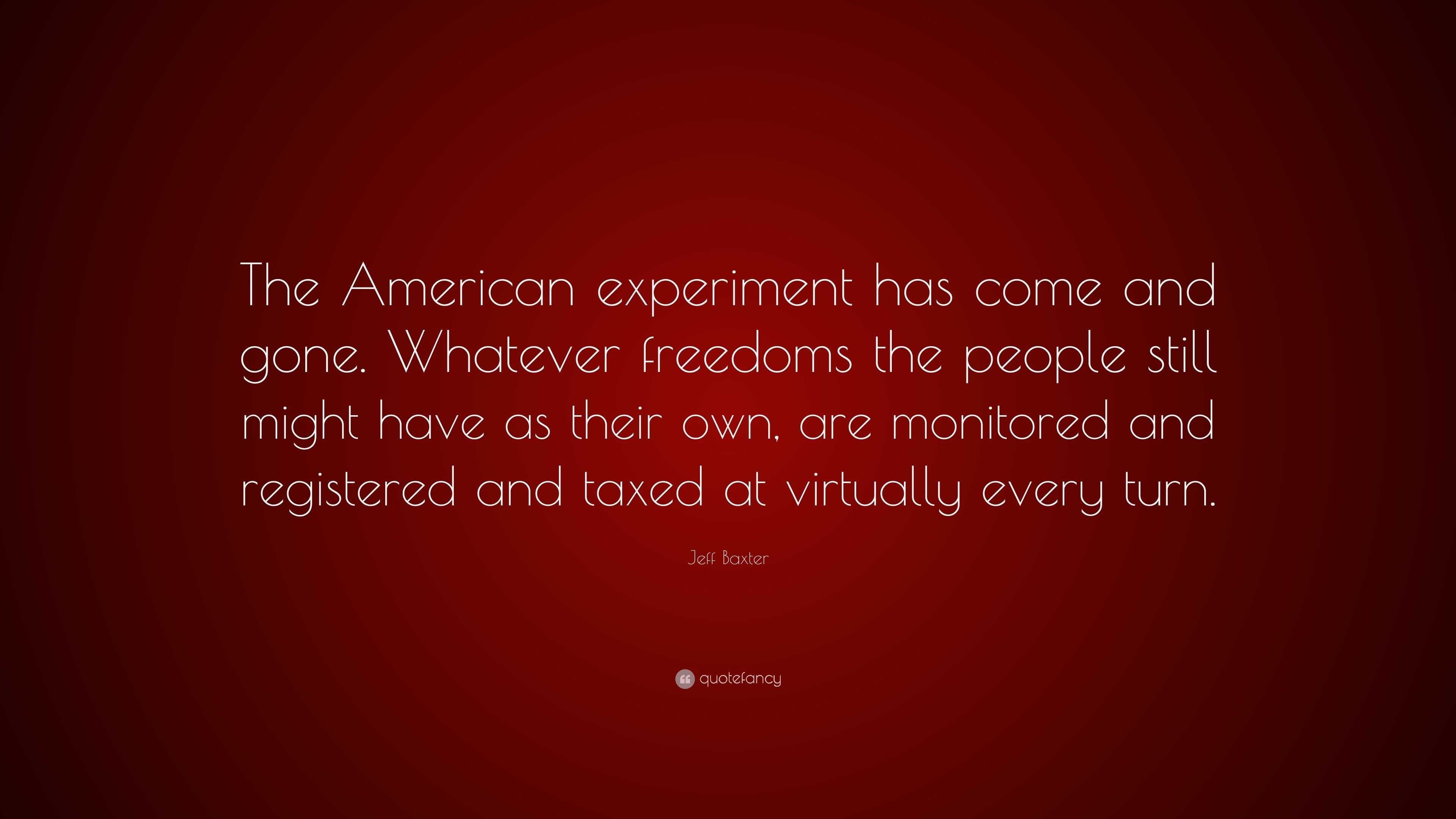 american experiment quote