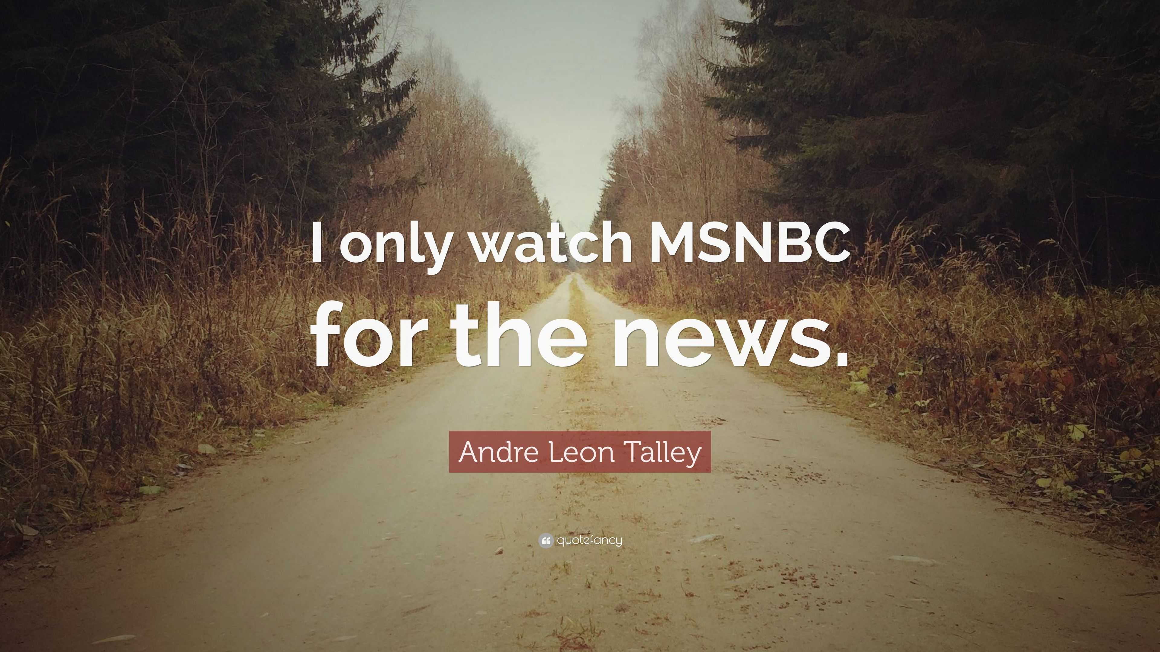 Watch discount msnbc news