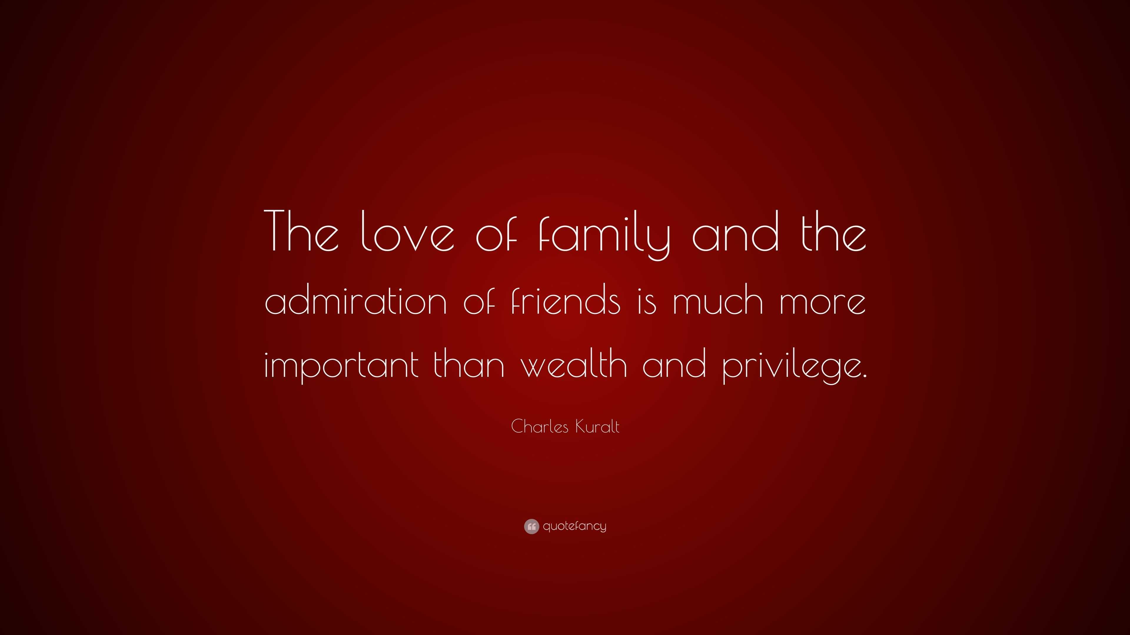 The love of #family and the admiration of friends is much more