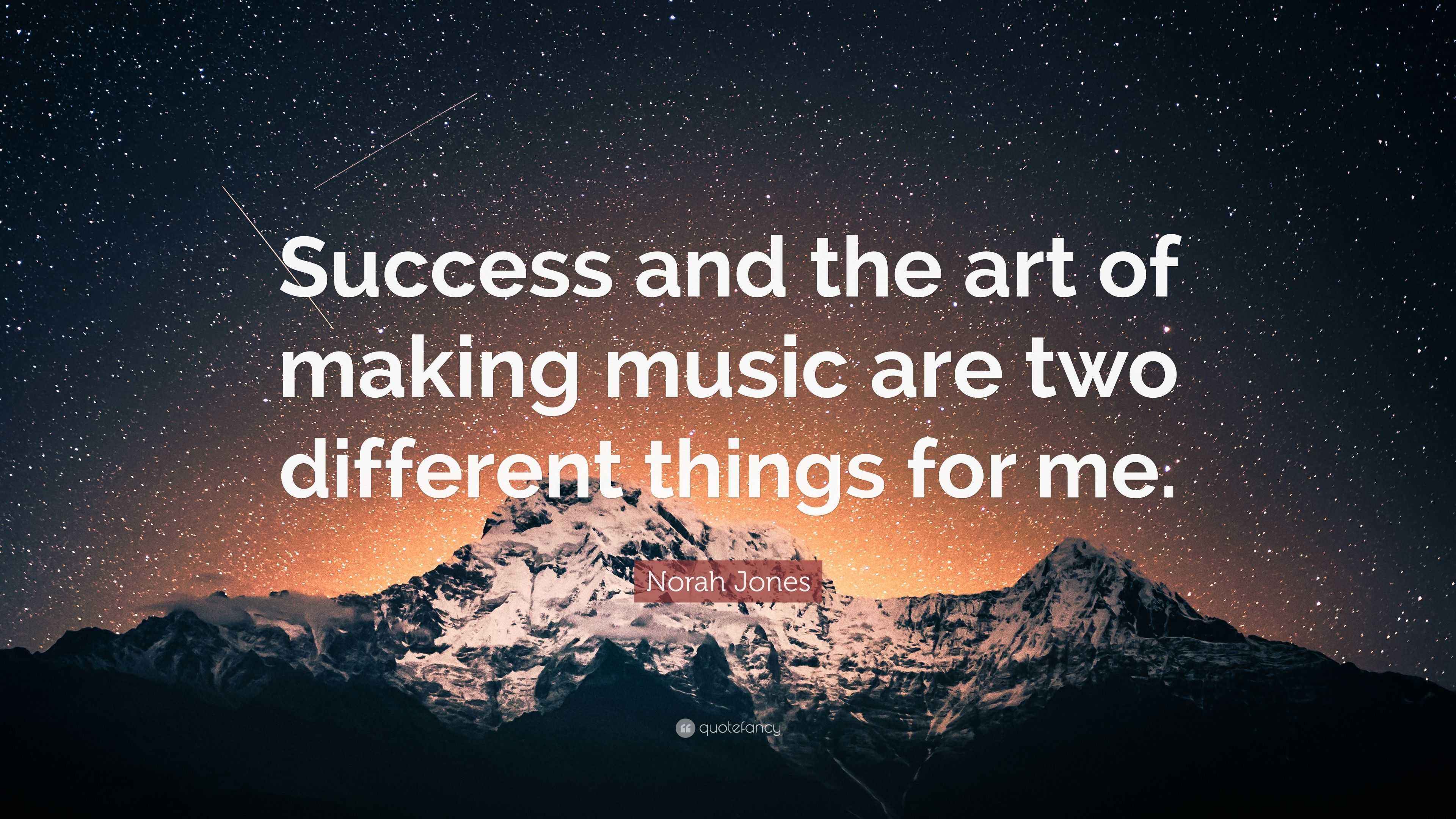 Norah Jones Quote: “Success and the art of making music are two different  things for me.”, image size:3840x2160