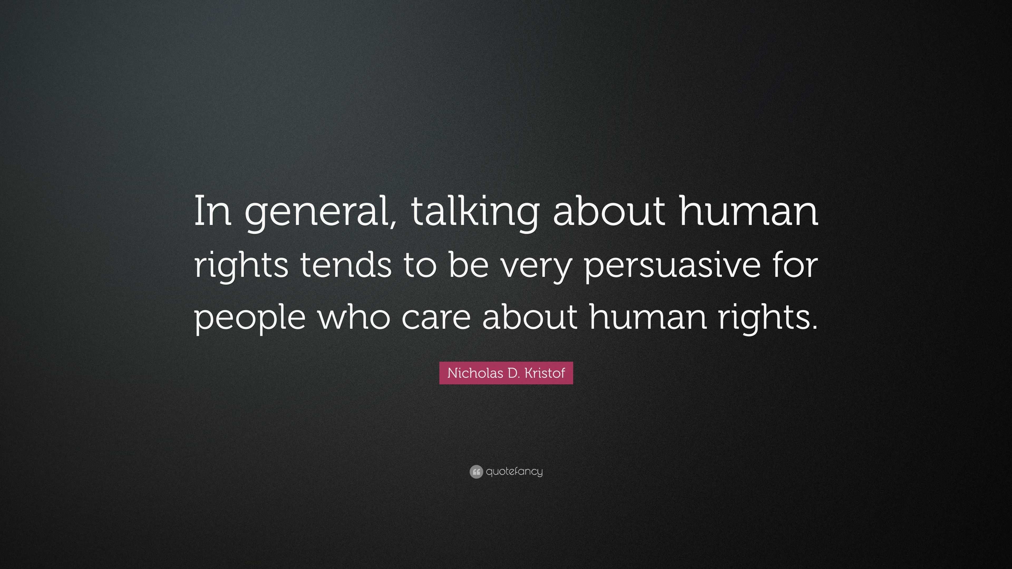 persuasive speech human rights