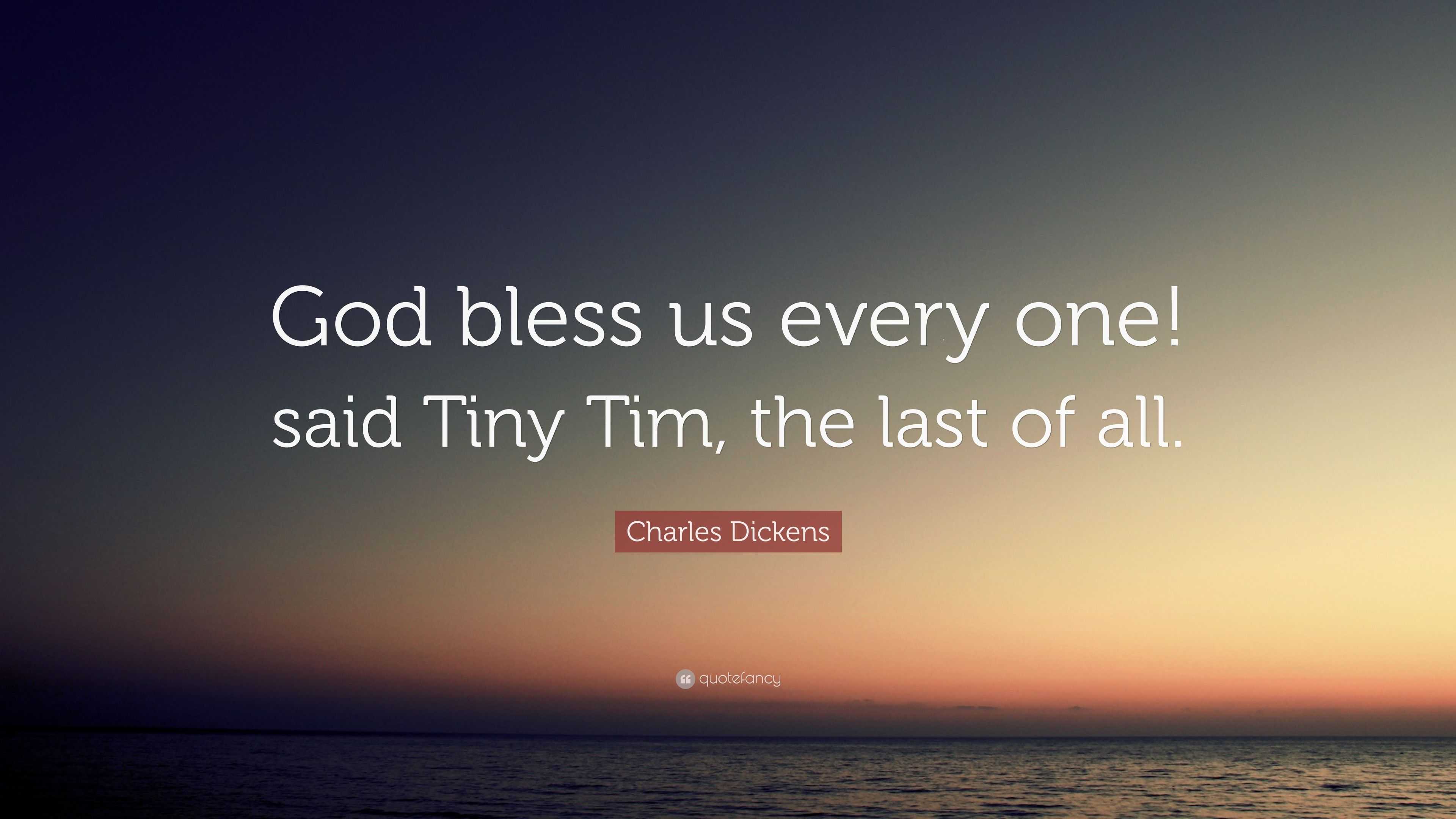 Tiny Tim Quote God Bless Us Tiny Tim Said God Bless Us Every One Provided to youtube by
