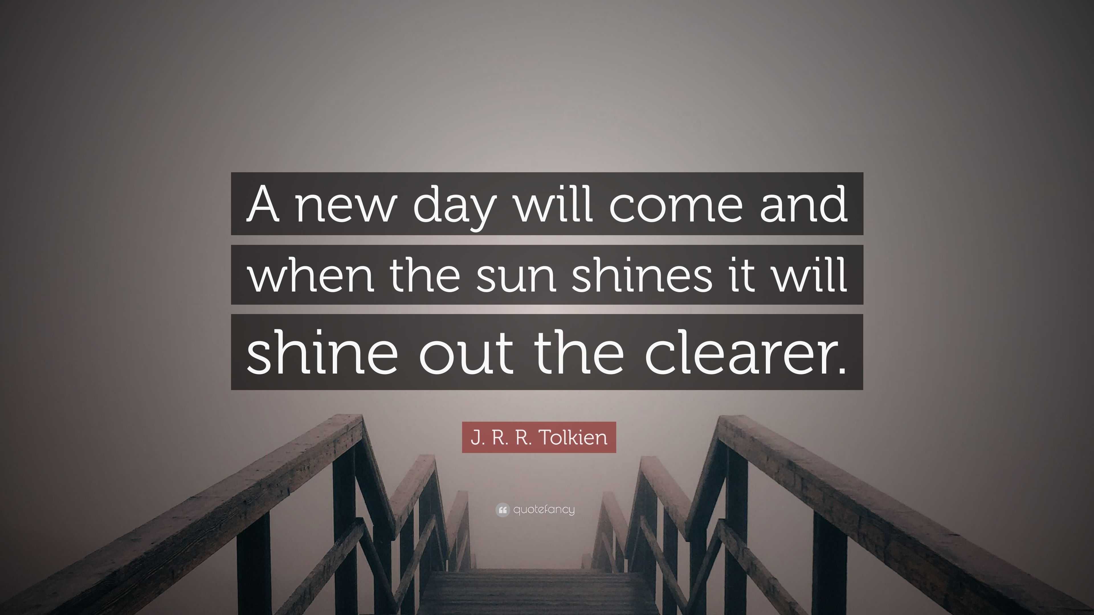 With Every Sun Comes A New Day : Share Without Pretending