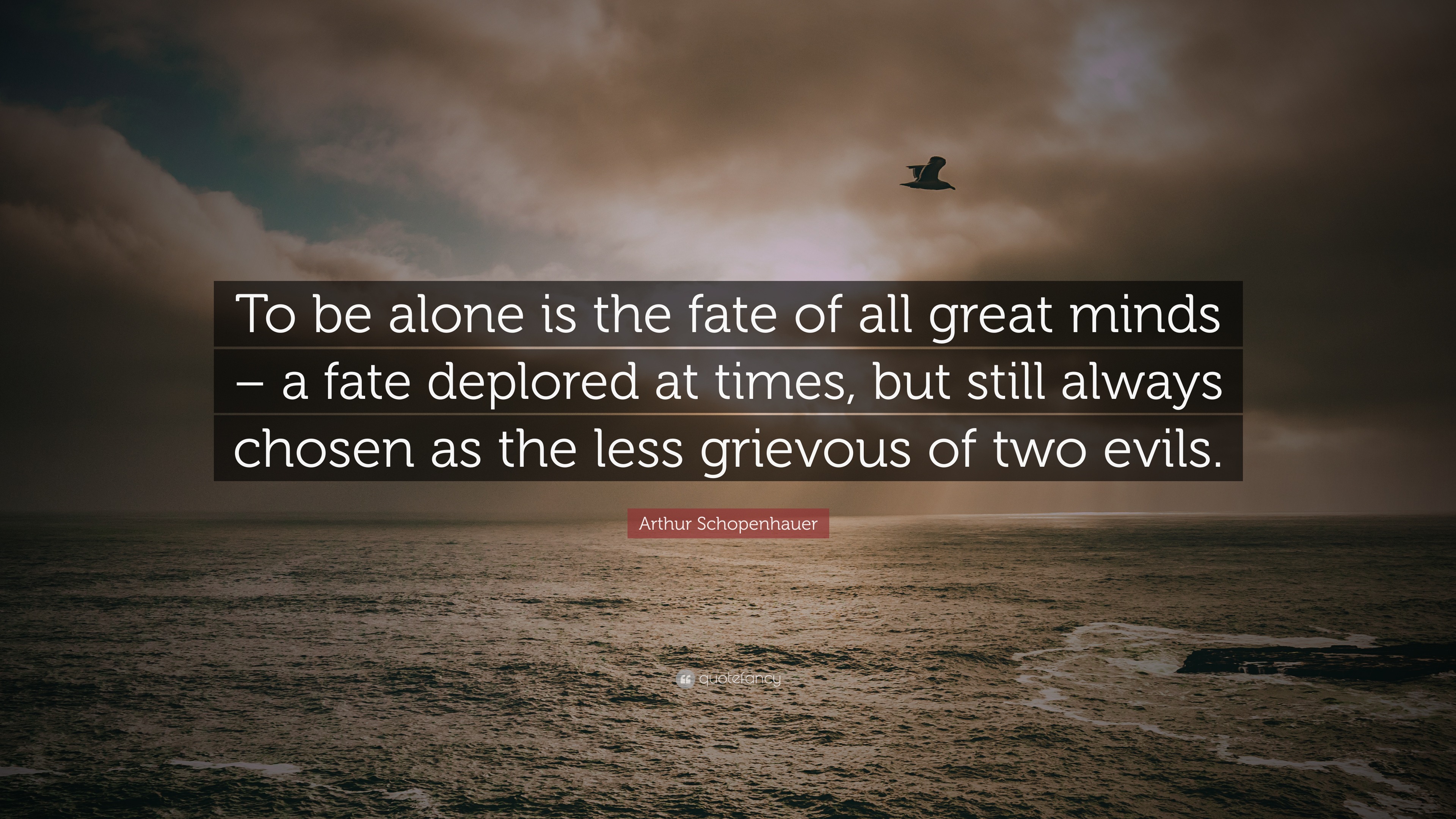 Great Minds Think Alone übersetzung