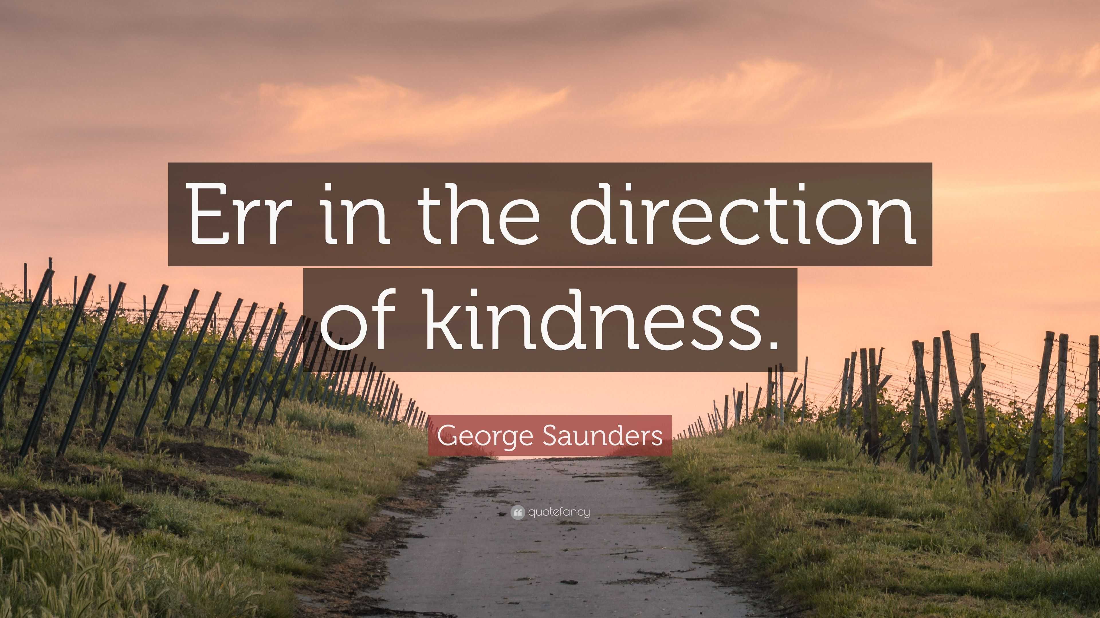 george saunders essay on kindness