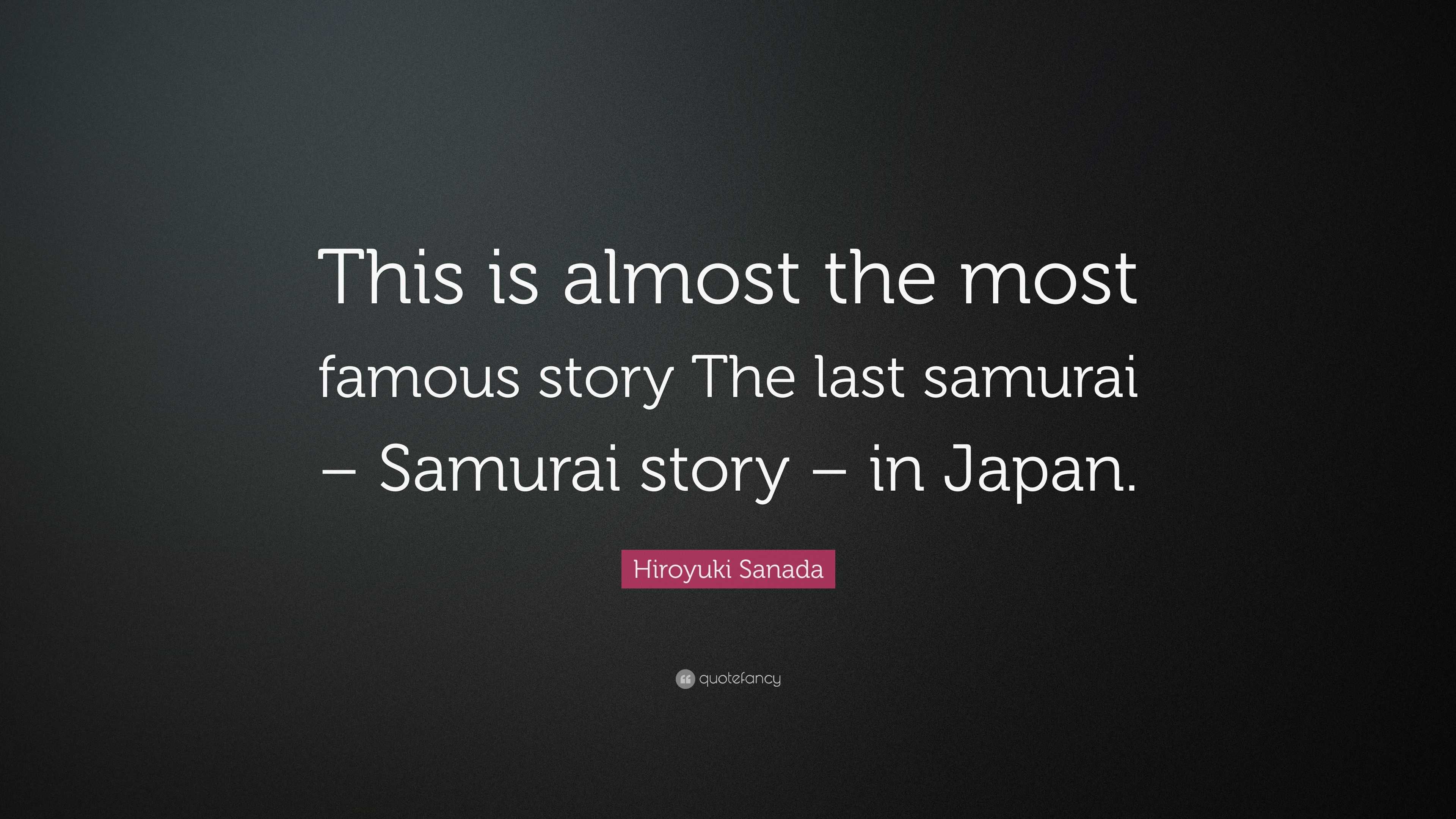 the last samurai hiroyuki sanada