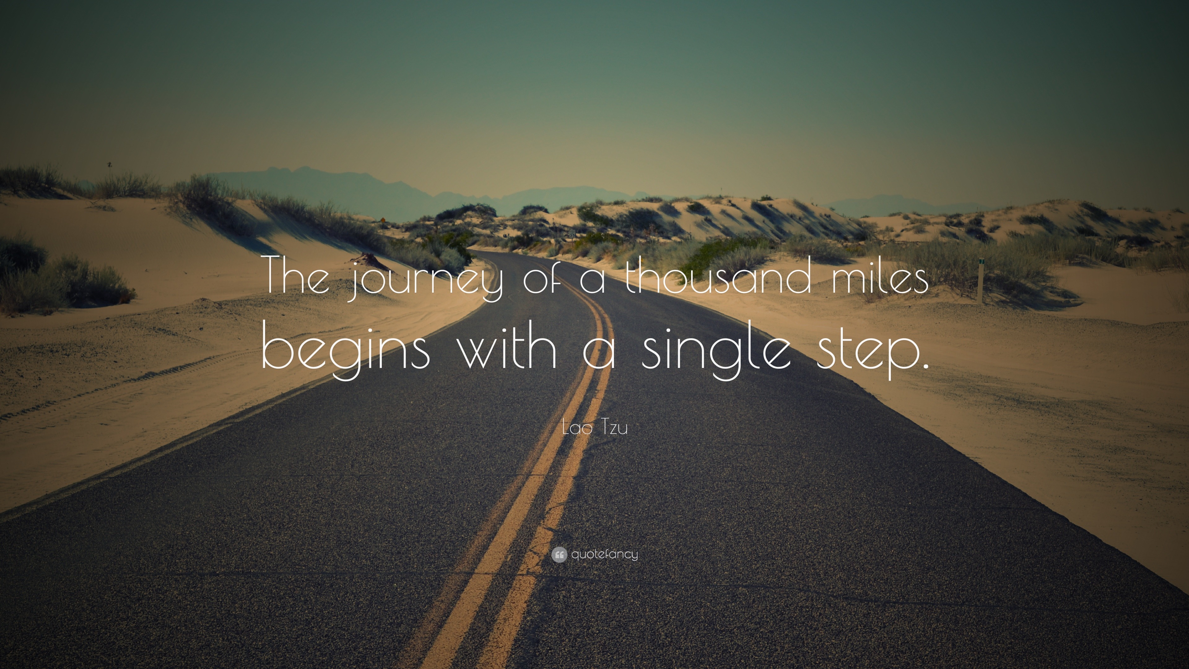a great journey begins with a single step