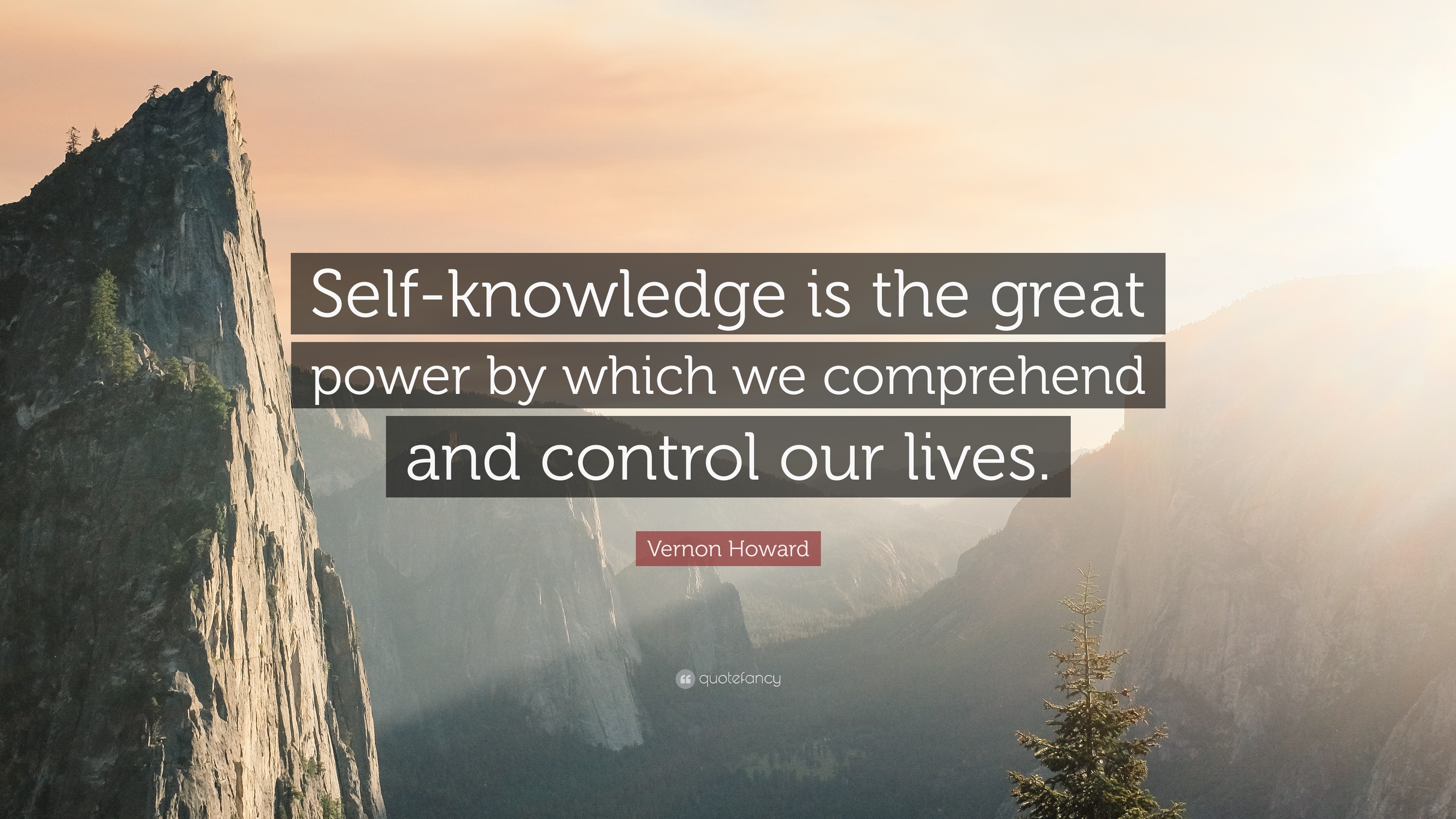 Vernon Howard Quote: “Self-knowledge is the great power by which we ...