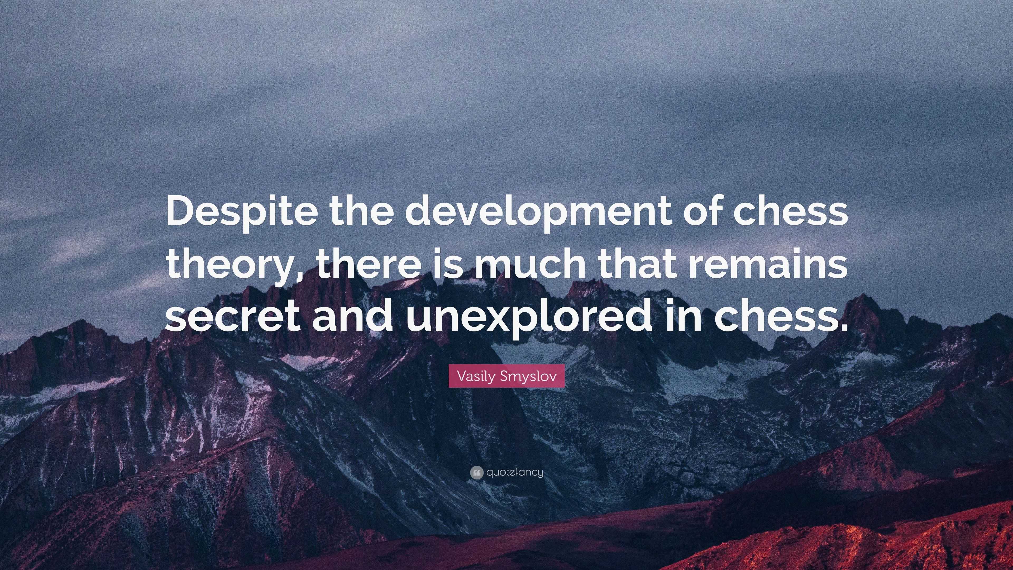 Chess - Development of theory